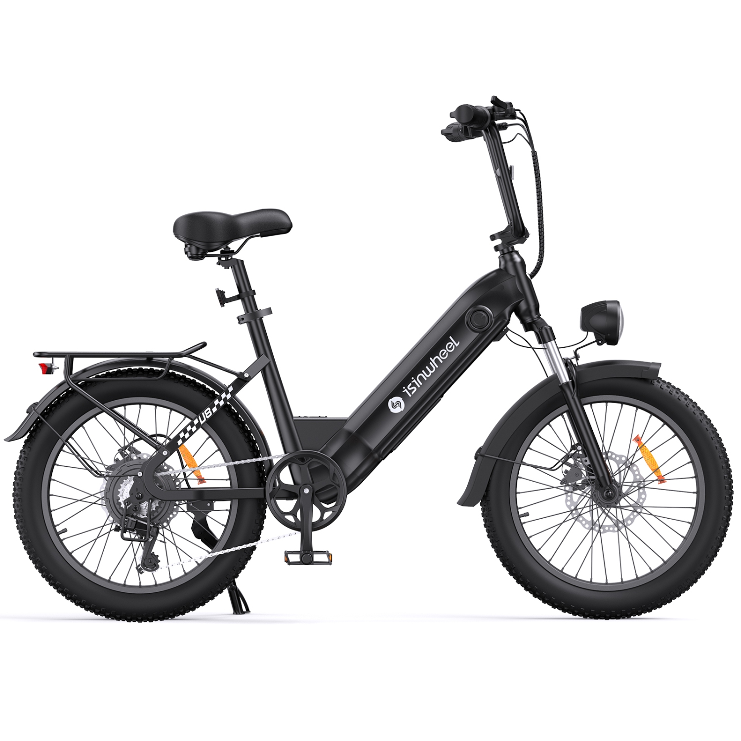 Vélo électrique U8 Pro d'isinwheel pour adultes - Noir