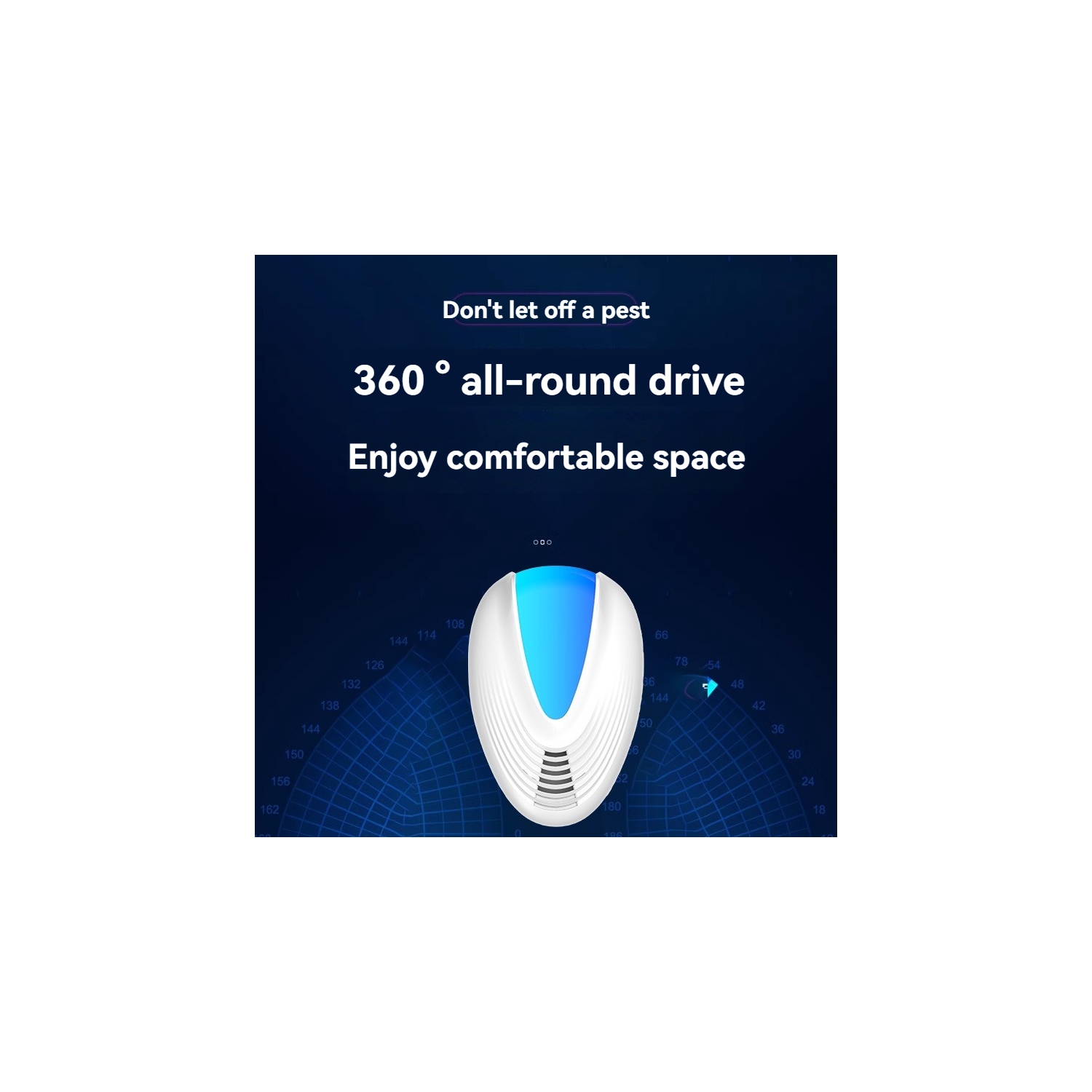 4-Pack Smart Ultrasonic Pest Repeller | Dual-Frequency Tech | 30㎡ Coverage | Safe & Silent