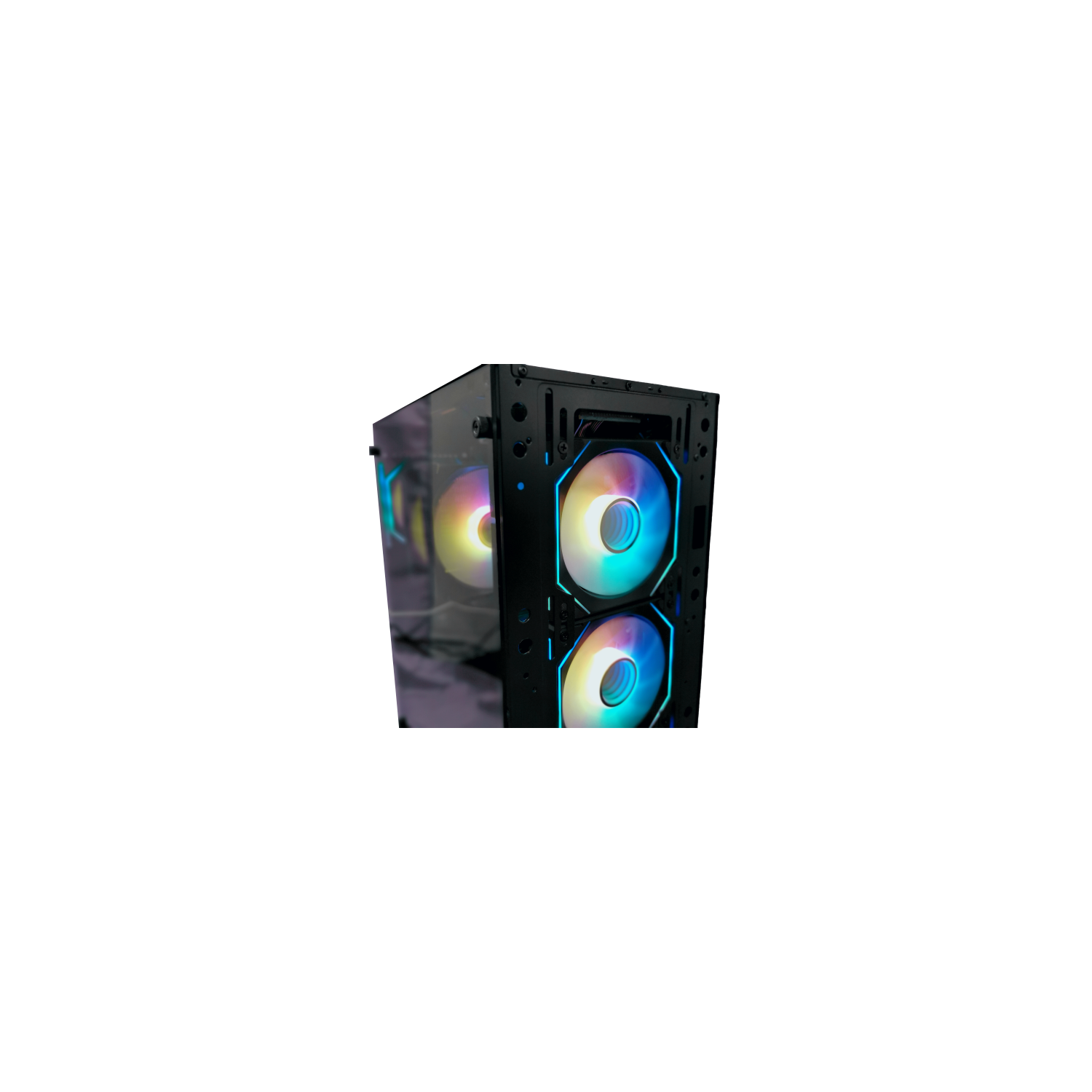 Ordinateur de jeu FunHei Tech, processeur octocoeur Ryzen 7 9700X d'AMD, carte graphique RTX 5060 Ti, mémoire vive DDR5 d'32&nbsp;Go, disque SSD