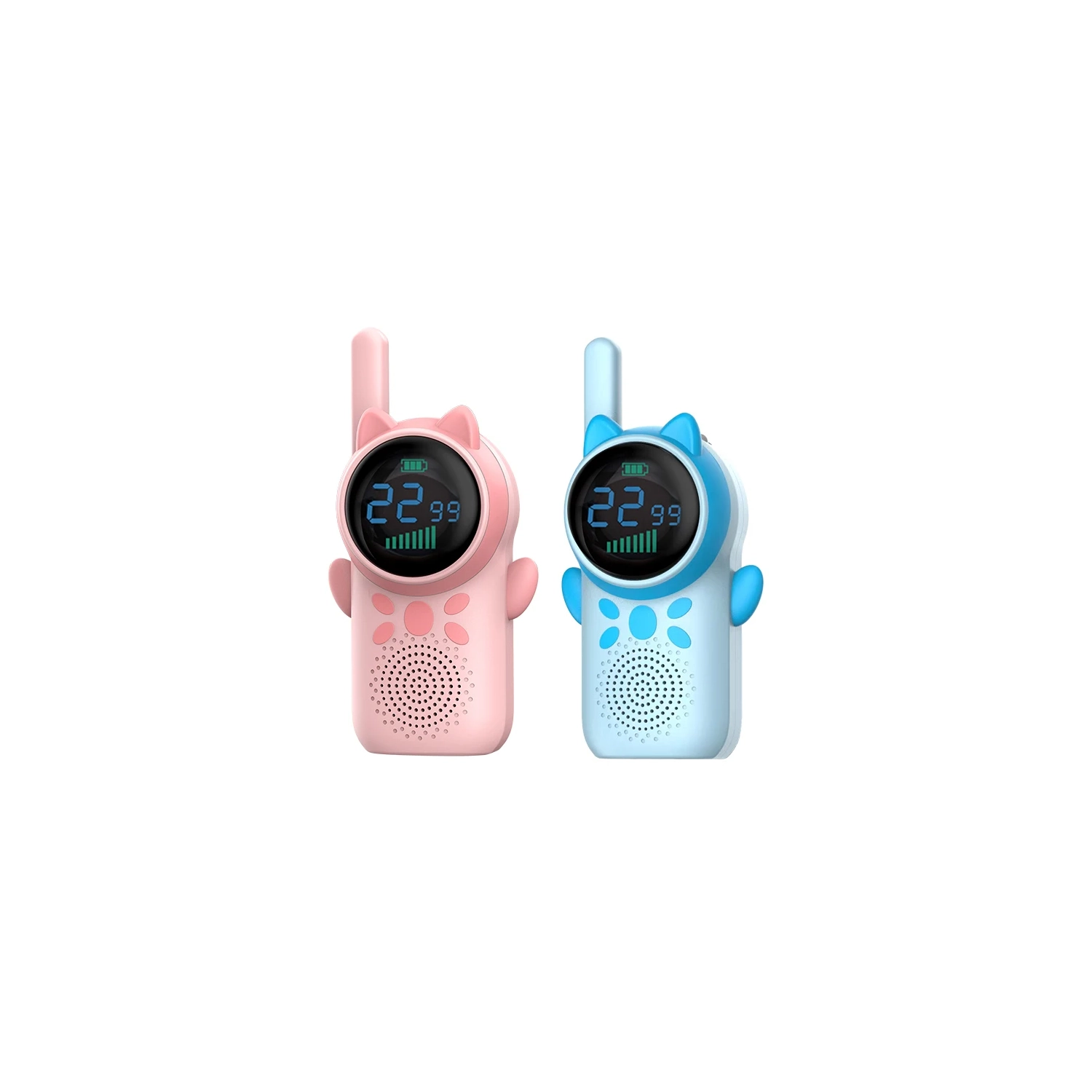 Walkie Talkie rechargeable pour enfants 2, radio bidirectionnelle à longue portée Walkie Talkie, adapté aux enfants de 3-12 ans, jeux familiaux,