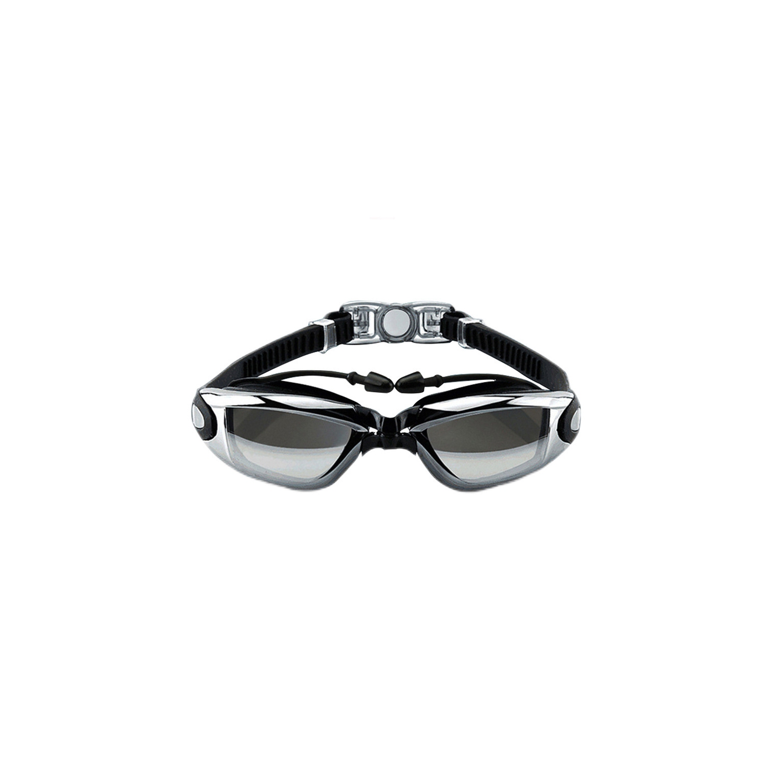 Lunettes de natation de course en silicone, lunettes de natation haute définition pour adultes, lunettes de natation antibuée et étanches