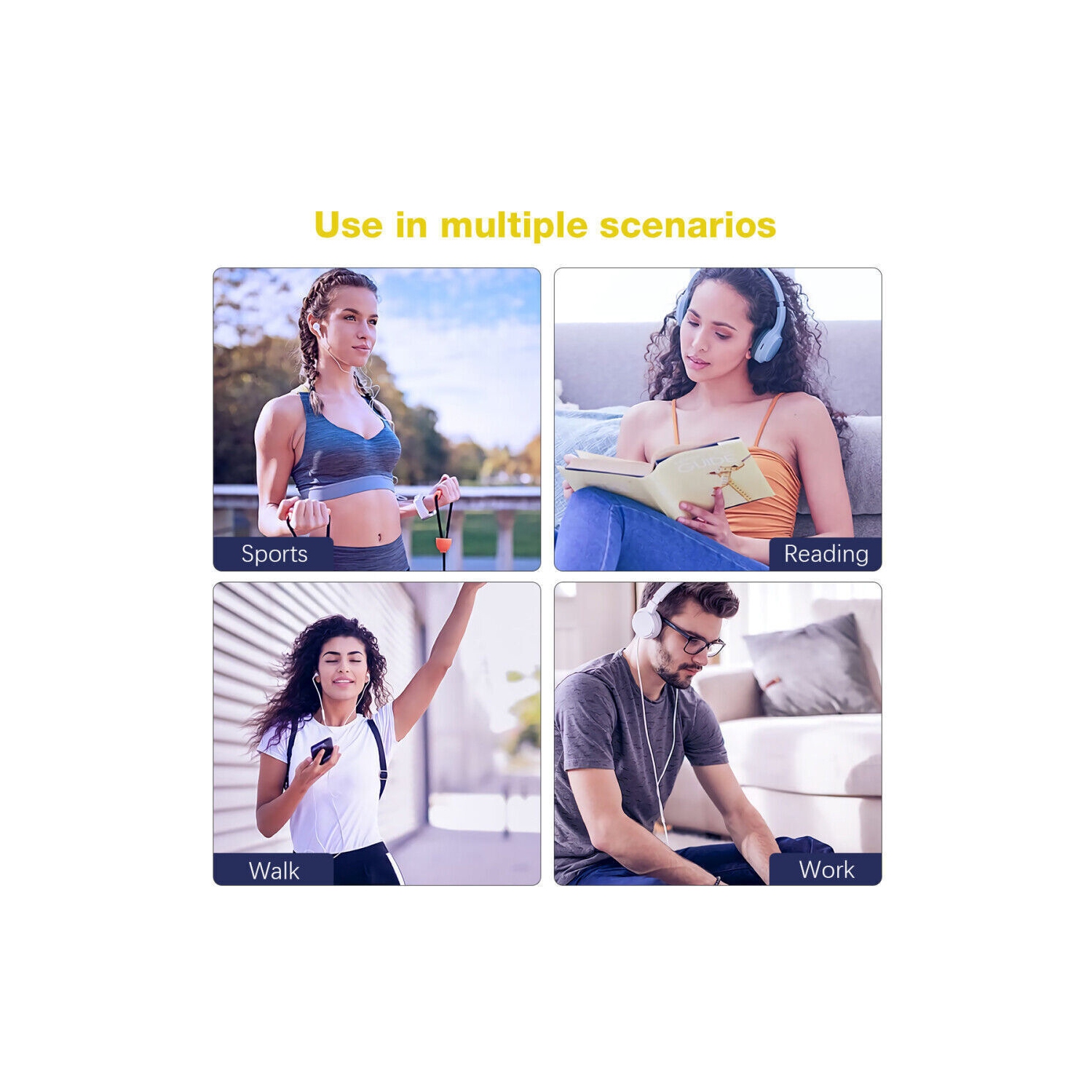 Lecteur de musique MP3/MP4 Bluetooth Walkman IPS HD Enregistrement sur grand écran - Prend en charge Bluetooth 5,4, qualité sonore haute fidélité,