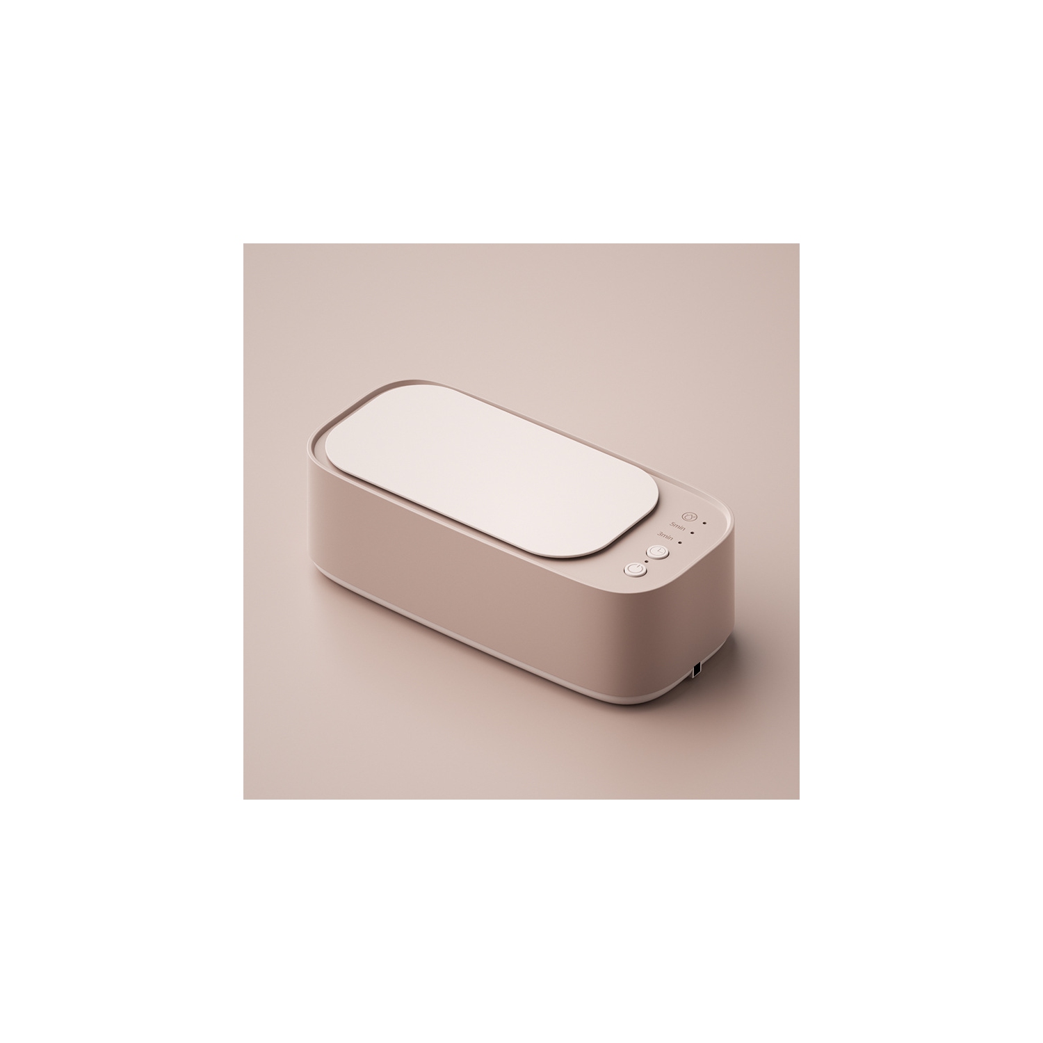 Ultrasonic Jewelry Cleaner, 3 Modes Portable Cleaner for Glasses, Rings, Earrings, Necklaces, Watchbands, Makeup Brushes, One-Button Operation