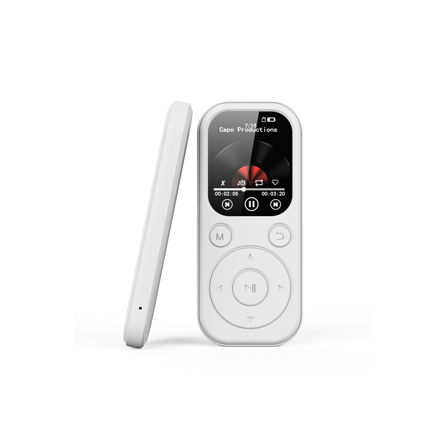 Lecteur de musique MP3/MP4 Bluetooth Walkman IPS HD Enregistrement sur grand écran - Prise en charge Bluetooth 5,4, qualité sonore haute fidélité,