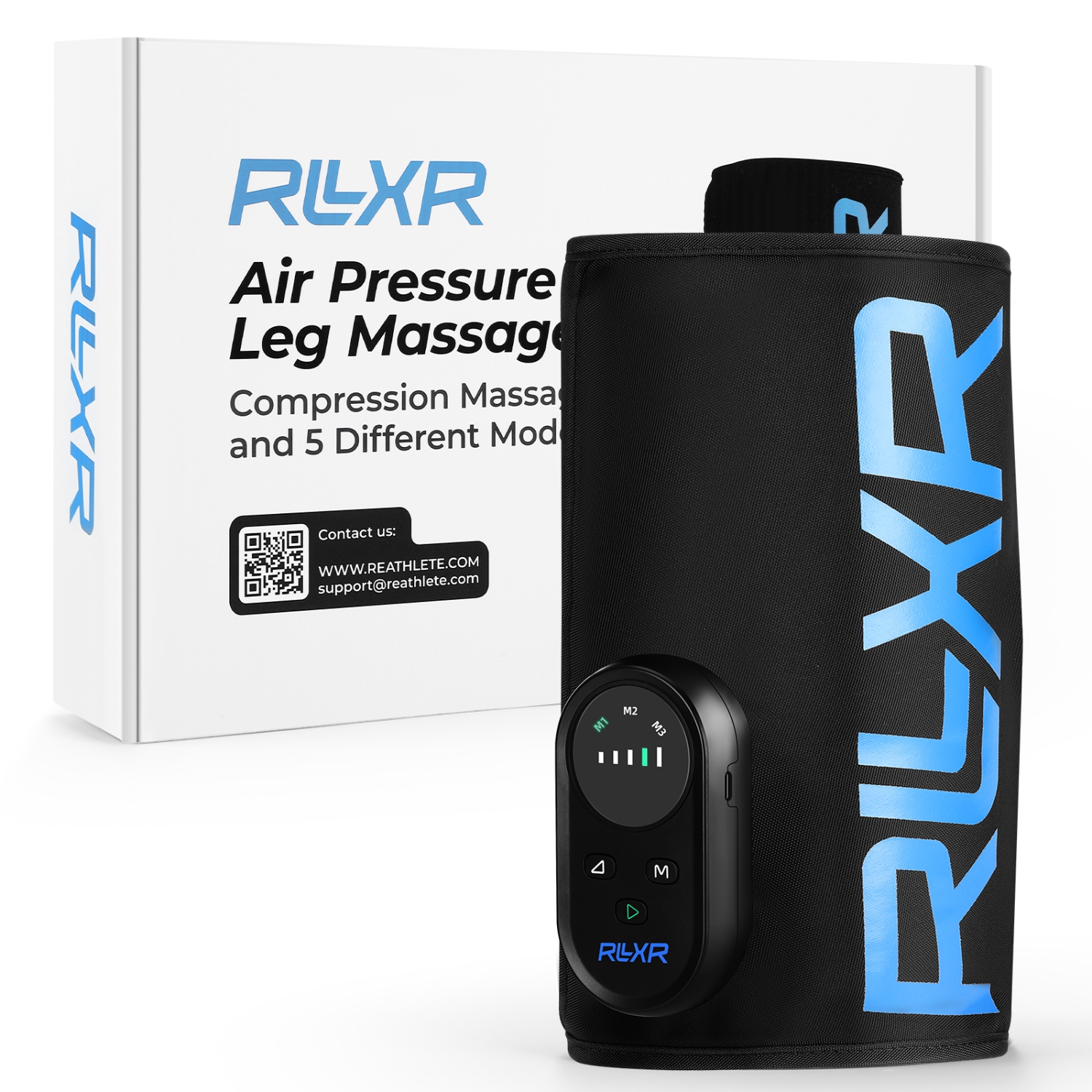 RLXR - Calf Massager with Heat, Cold and Air Compression Therapy