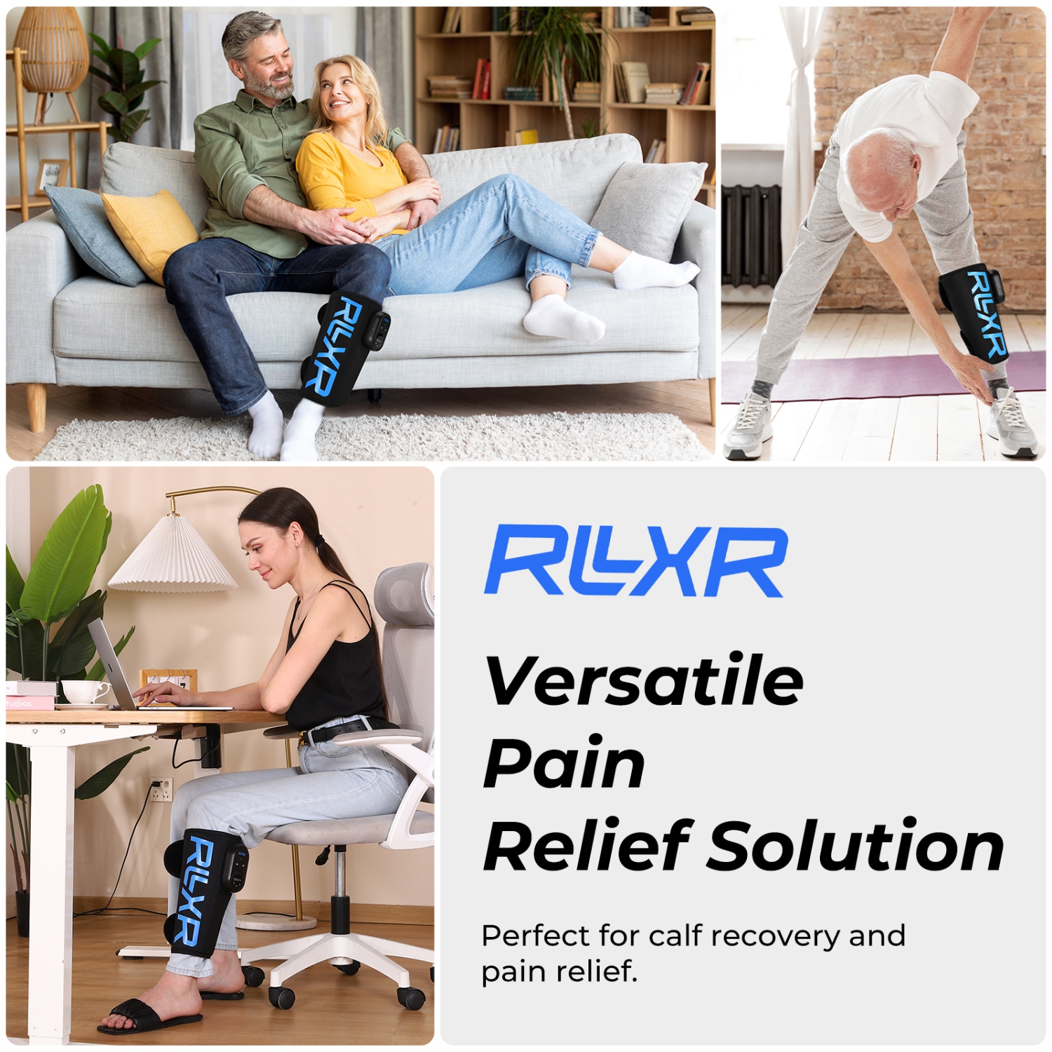 RLXR - Calf Massager with Heat, Cold and Air Compression Therapy