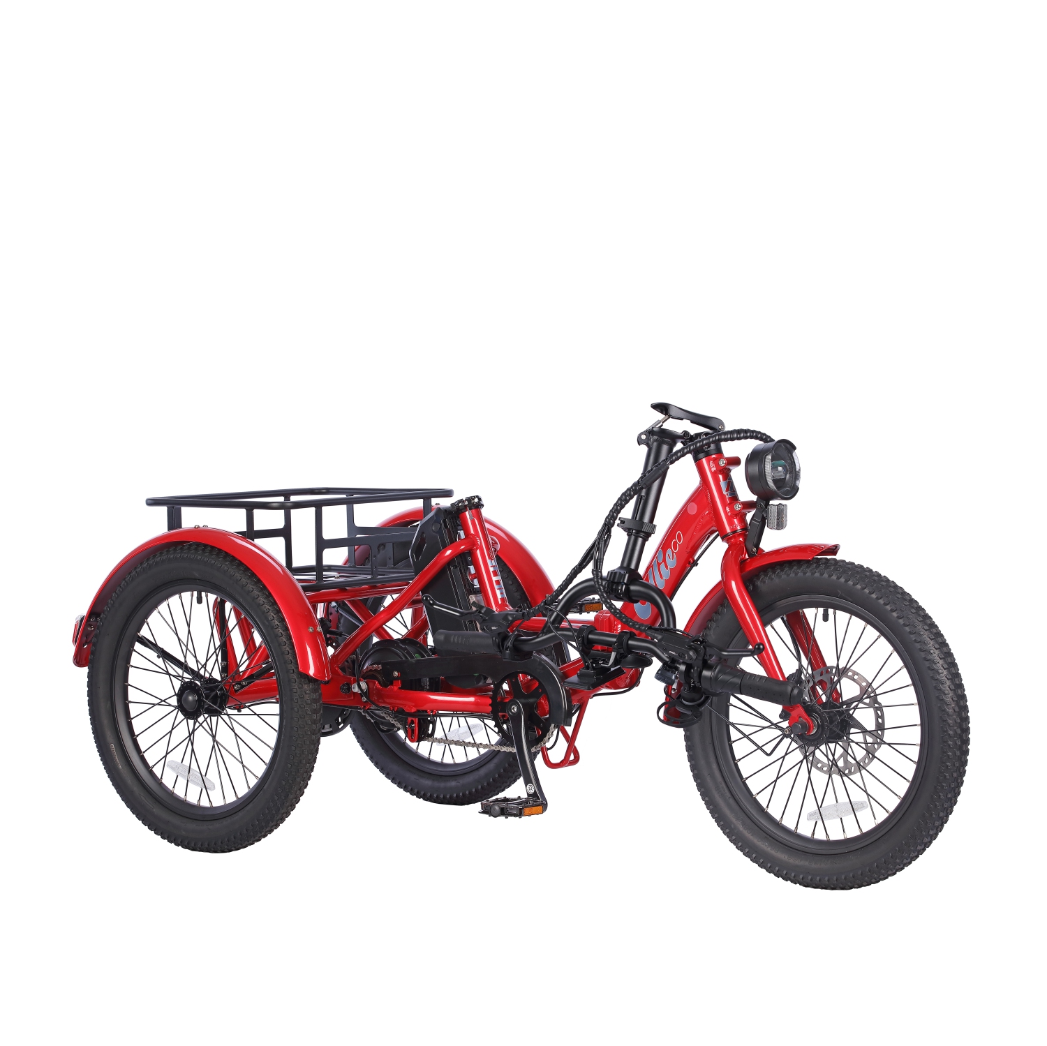Remis à neuf - Tricycle de ville électrique pliable à cadre bas Ollie Leo (moteur 500&nbsp;W/cuisinière 65&nbsp;km/vitesse maximale 22&nbsp;km/h) -