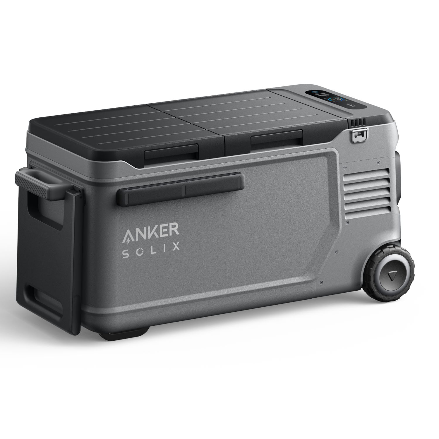 Glacière électrique SOLIX Everfrost 2 d'Anker 58&nbsp;L avec batterie à brancher 288&nbsp;Wh - Gris