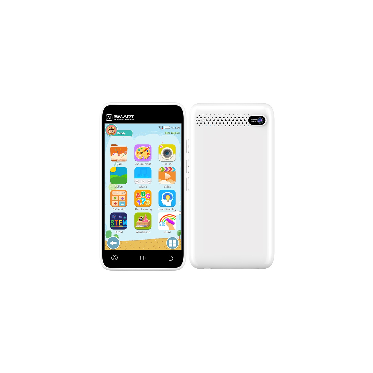 Kids Smartphone Camera Gift for 3-12 Years Old Boys and Girls, 3.97 Inch Touch Screen Learning Toy - Kids Phone with 200+ Learning Games 5MP, Great