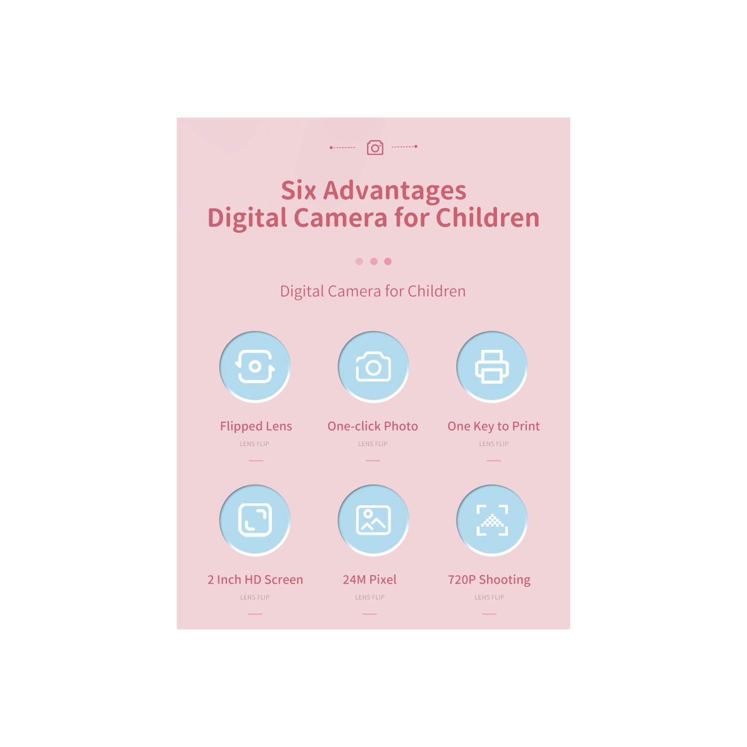 Nouveau dessin animé intelligent appareil photo pour enfants impression thermique instantanée numérique petit appareil photo reflex numérique jouet