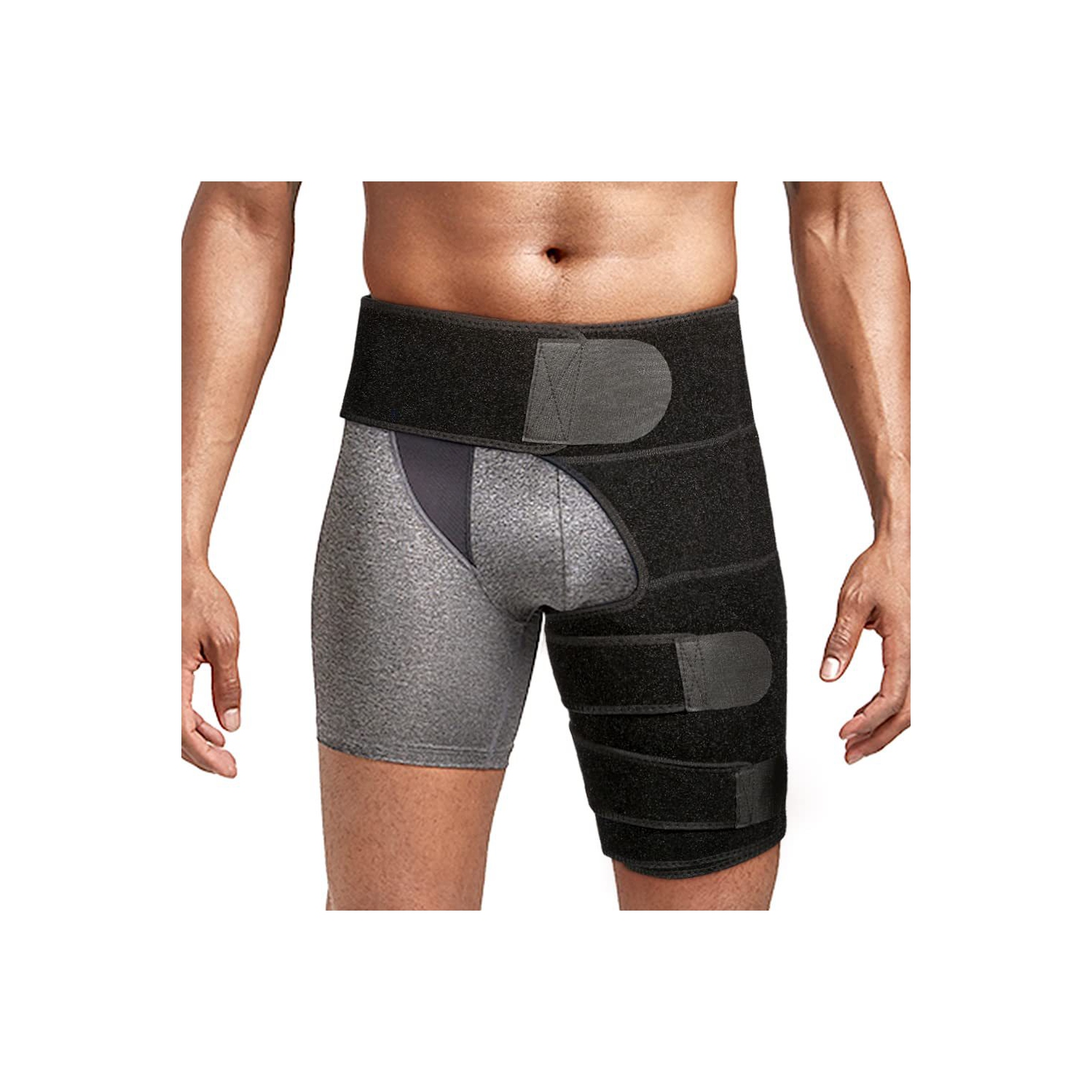 Hip Brace,Sciatica Pain Relief Device,Hip Brace for Women Men,Hips Pain Relief,Thigh Compression Sleeve,Braces for Sciatic Nerve Groin Thigh Hamstring