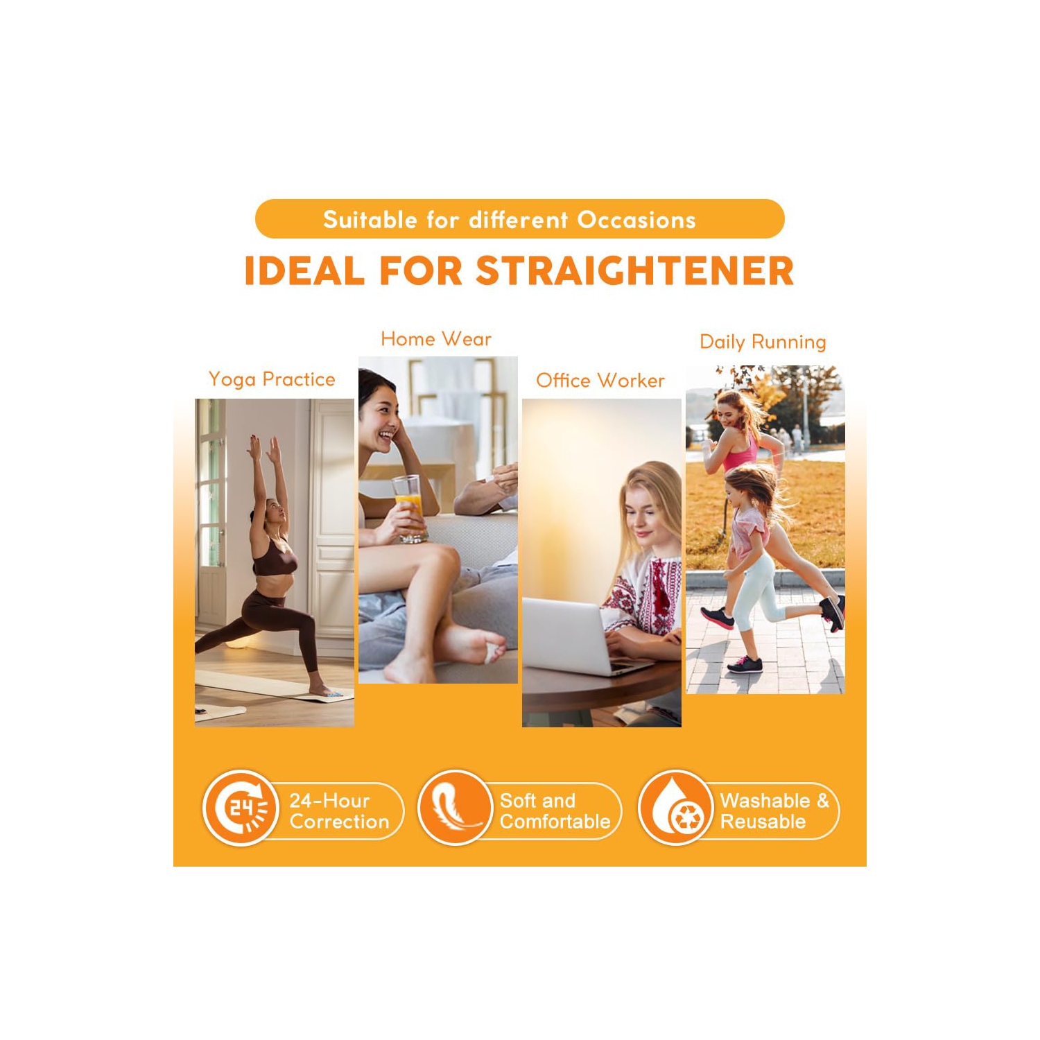 2 Pair Toe Separator,Silicone Big Toe Corrector for Foot Pain Relief,Hammer Toe,Bunions,Curled Toe,Toe Separator for Men and Women-Blue