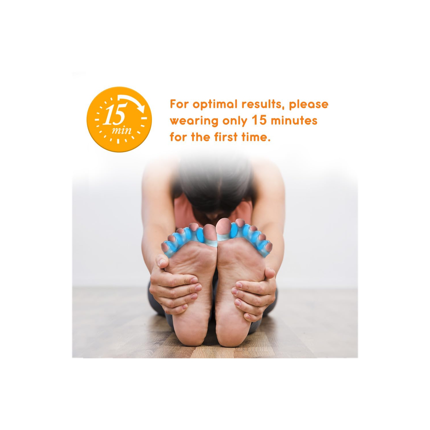 2 Pair Toe Separator,Silicone Big Toe Corrector for Foot Pain Relief,Hammer Toe,Bunions,Curled Toe,Toe Separator for Men and Women-Blue