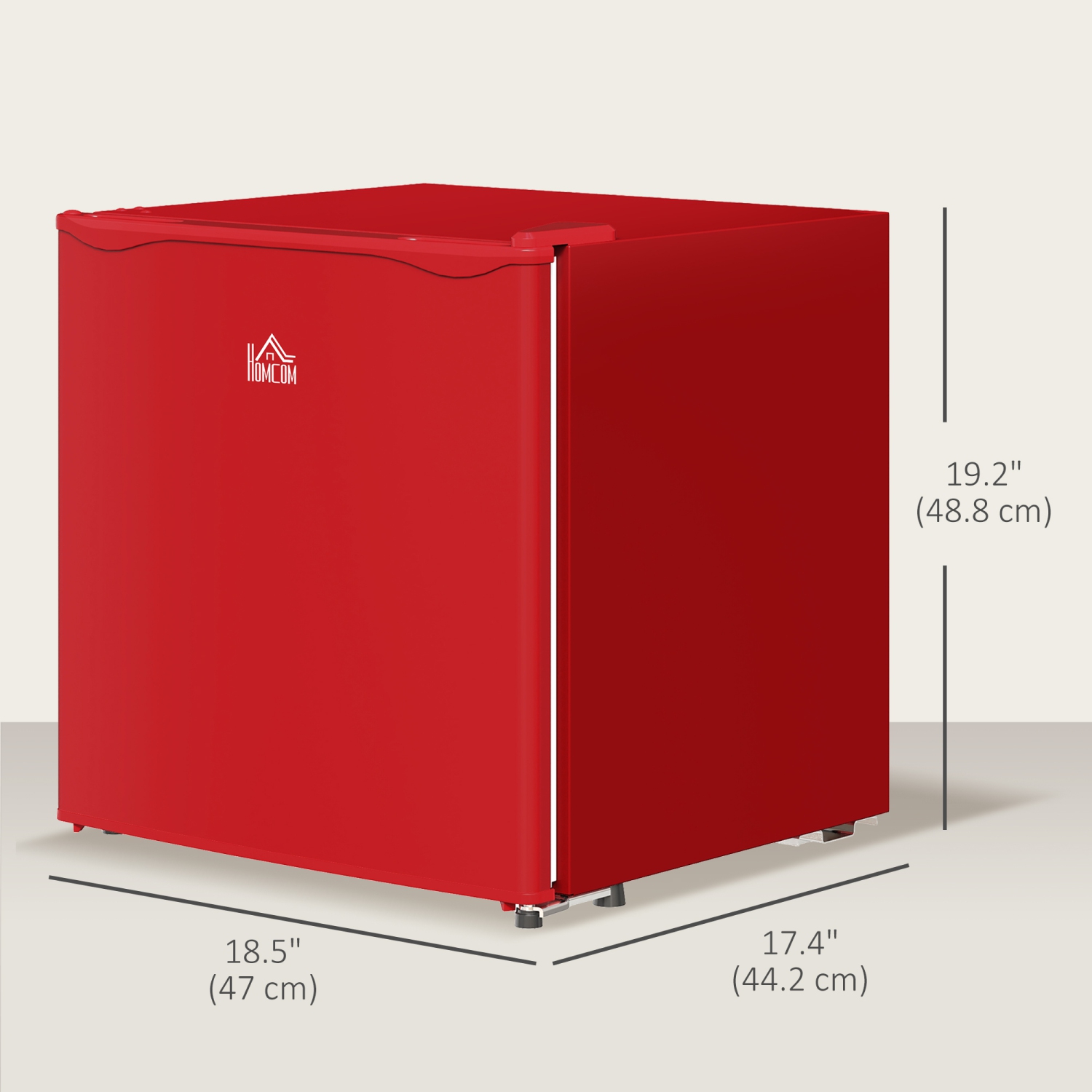 Congélateur vertical compact de HOMCOM, mini congélateur de 1,1 pi3 avec porte réversible, tablette amovible, température réglable pour le bureau à