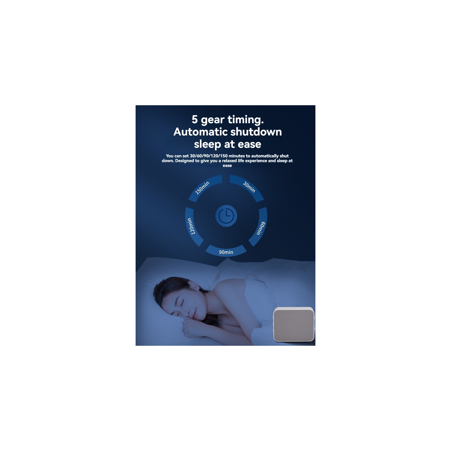 26 kinds of sound effects, smart white noise sleep instrument, help sleep, improve insomnia, calm the mind and fall asleep quickly, reduce stress and