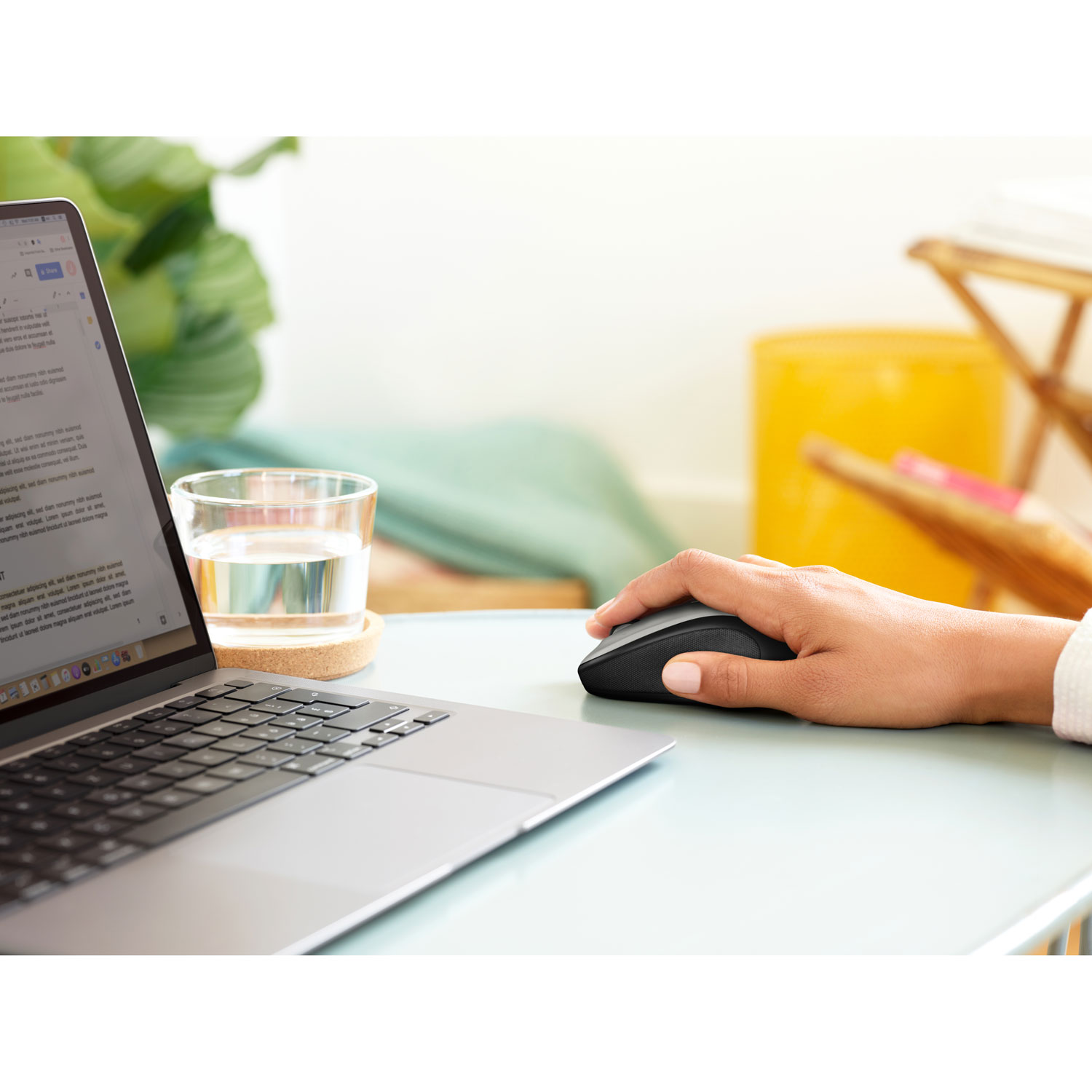 Logitech M325s 1000 DPI Wireless Optical Mouse - Pale Grey