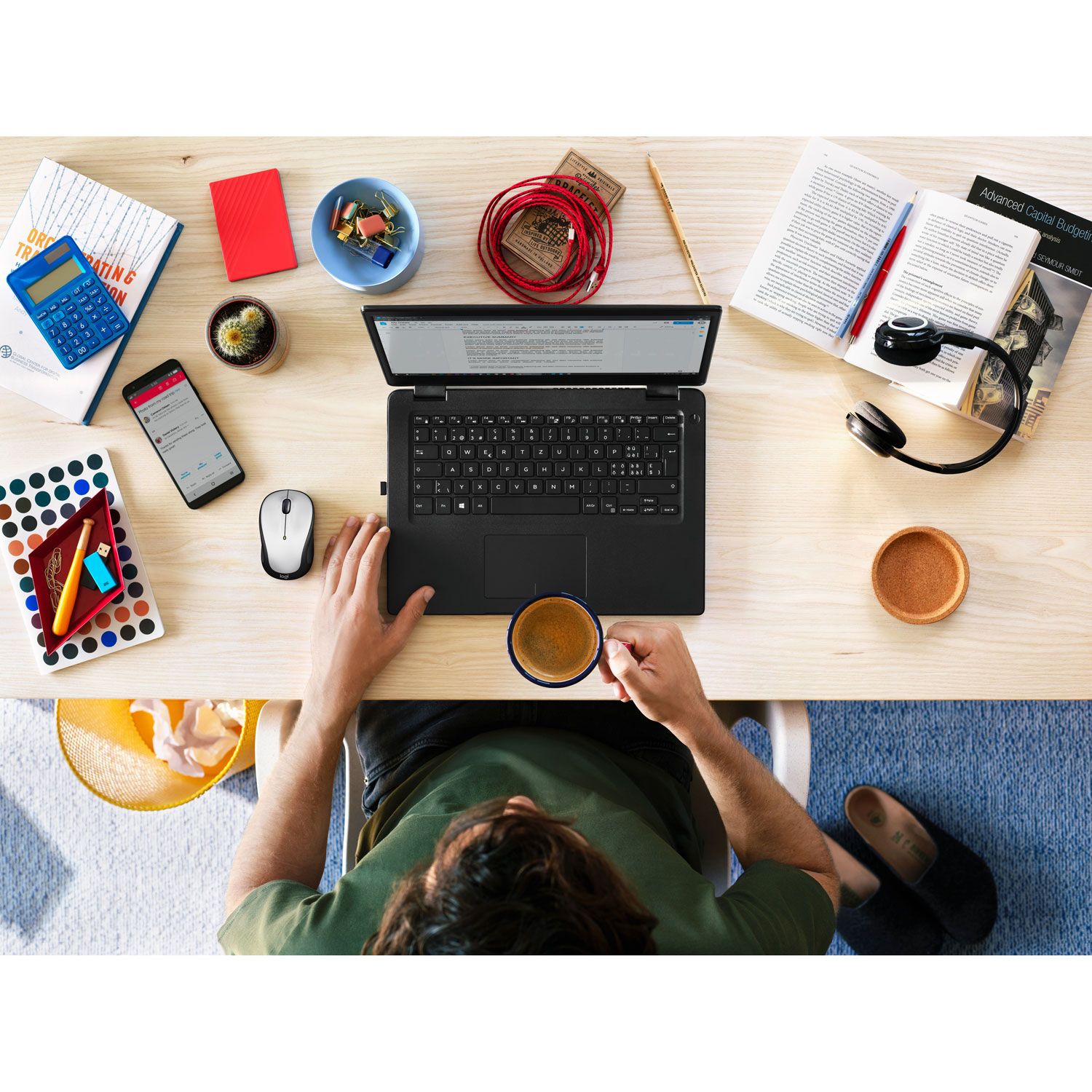 Logitech M325s 1000 DPI Wireless Optical Mouse - Pale Grey