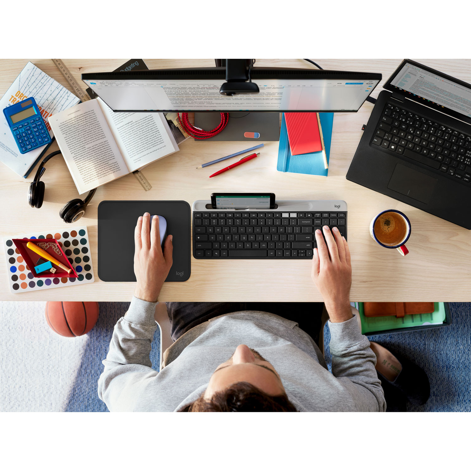 Logitech M325s 1000 DPI Wireless Optical Mouse - Lilac