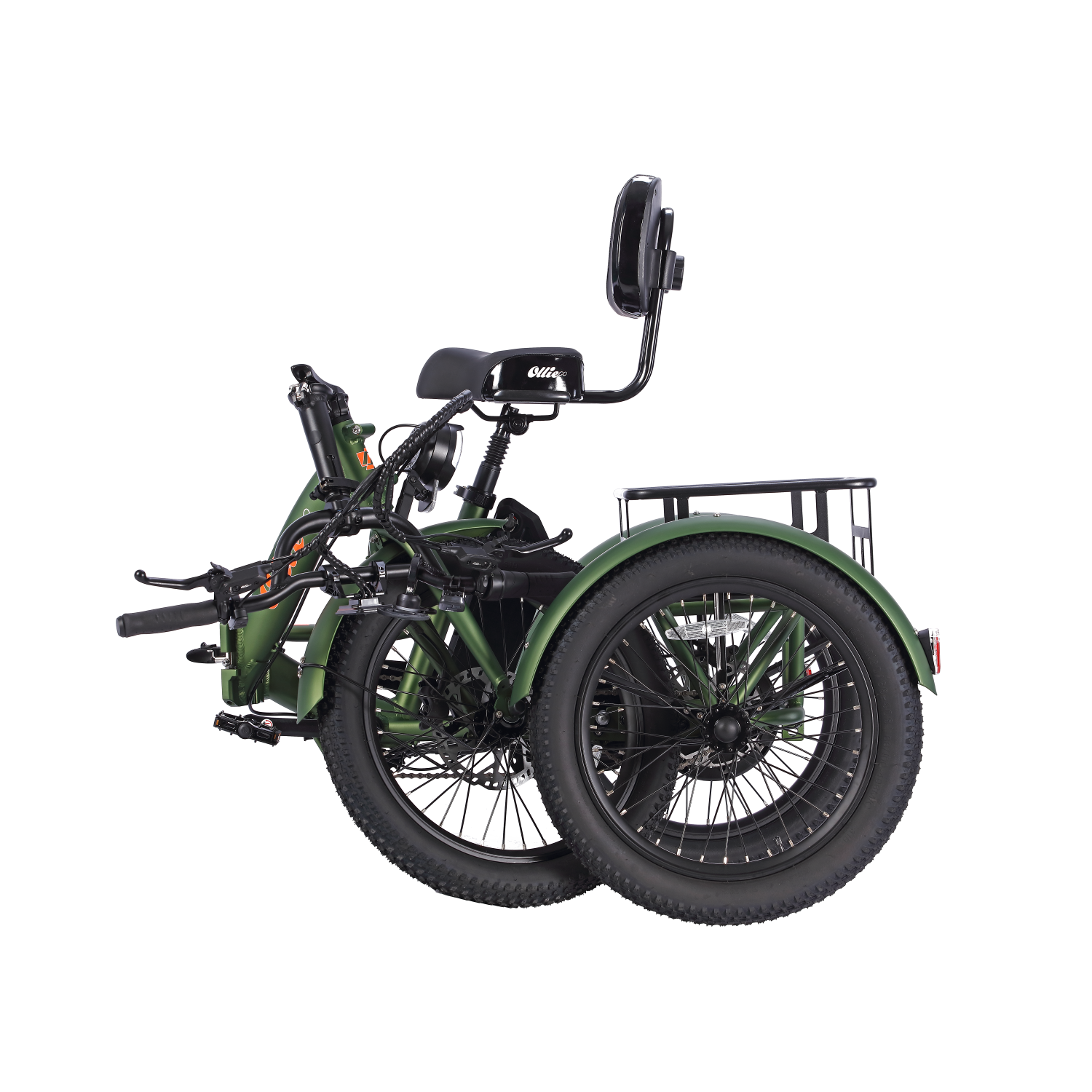 Remis à neuf - Tricycle de ville électrique pliable à cadre bas d'Ollie Leo (moteur 500&nbsp;W/cuisinière 65&nbsp;km/vitesse maximale 22&nbsp;km/h) -