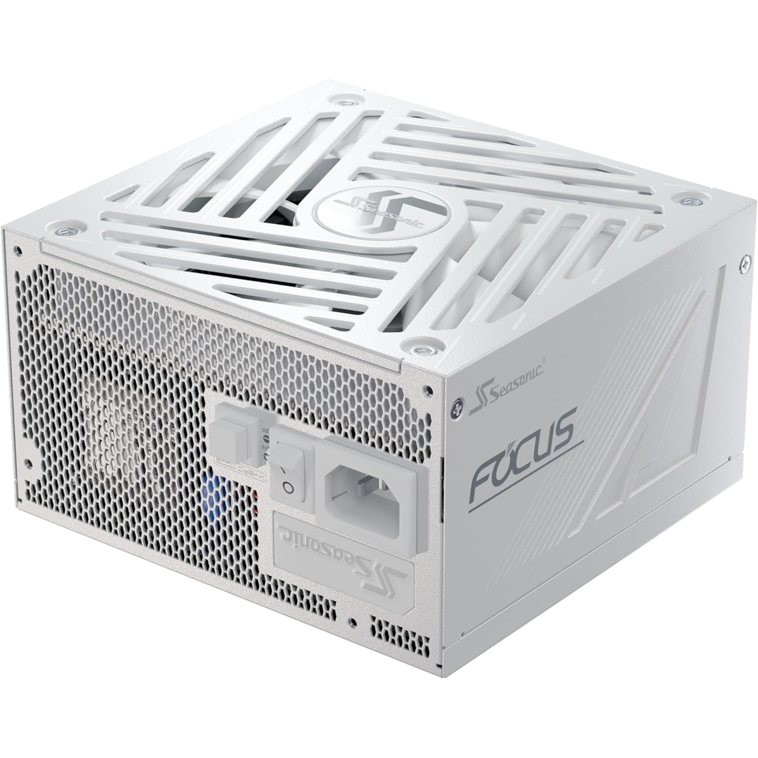 Seasonic Focus GX-750 White ATX 3, 750W 80+ Gold Full-Modular, Fan Control in Fanless, Silent, Cooling Mode, 40/50 Series, 10 Year Warranty, Power
