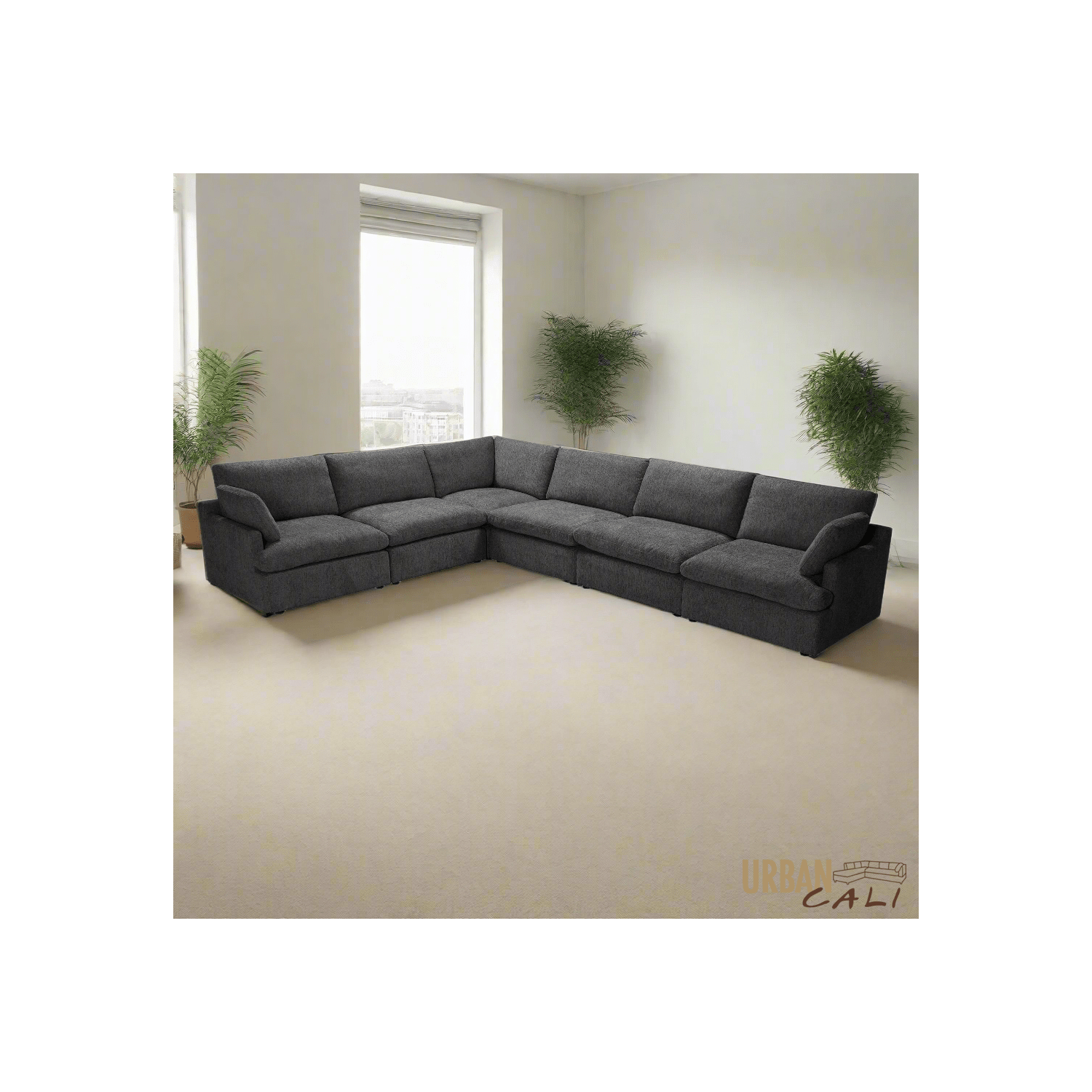 Grand sofa modulaire en L Long Beach d'Urban Cali