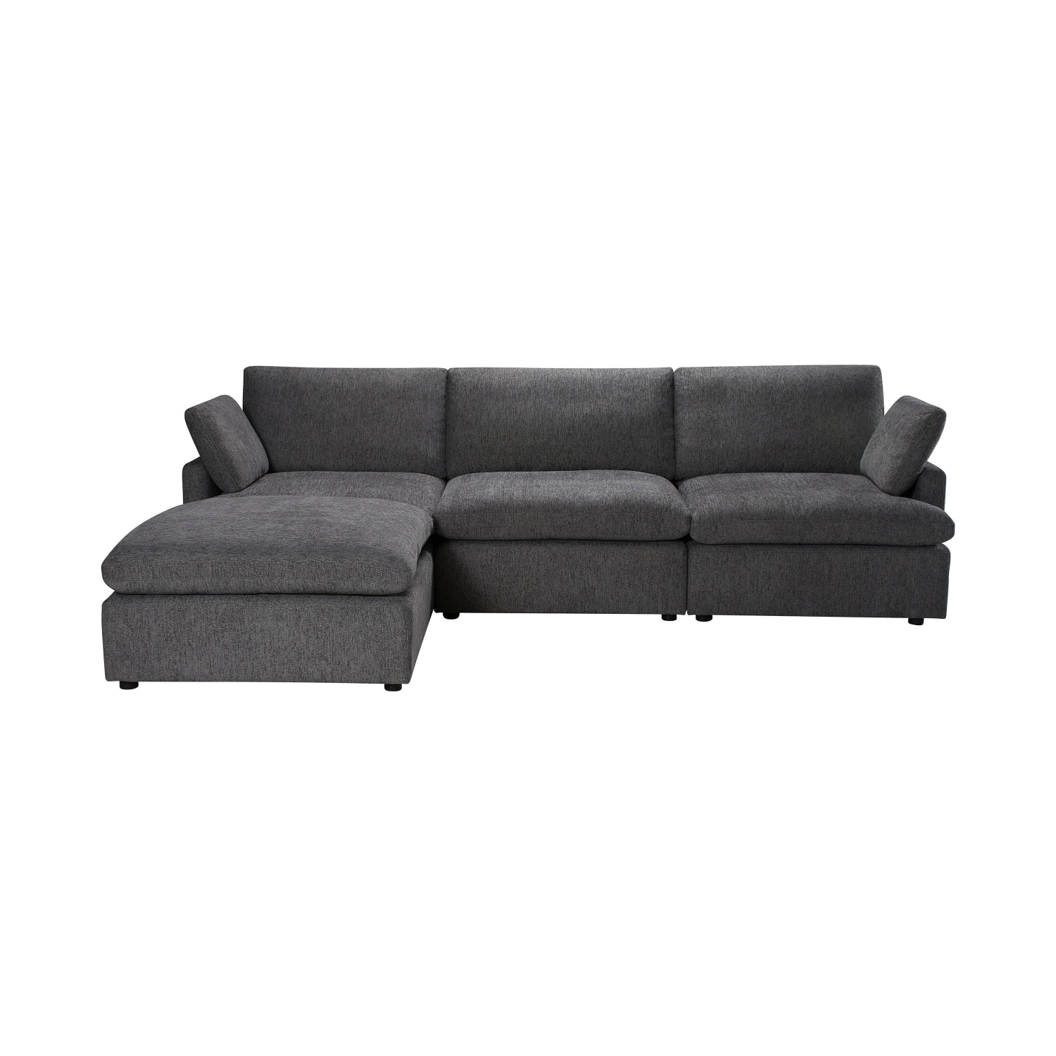Urban Cali Long Beach Medium Modular Sectional Sofa with Ottoman
