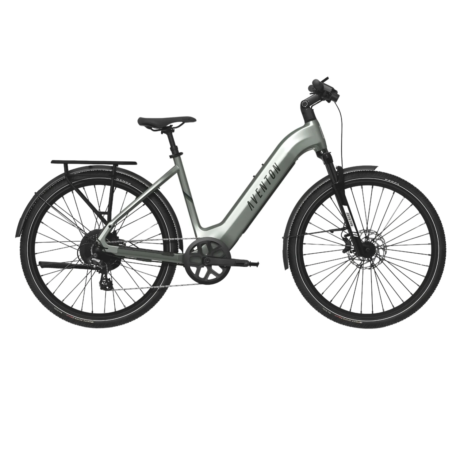 Vélo électrique de trajet à cadre bas Level.3 d'Aventon | Taille régulière | Menthe glacier | Puissance maximale 864&nbsp;W | Vitesse maximale