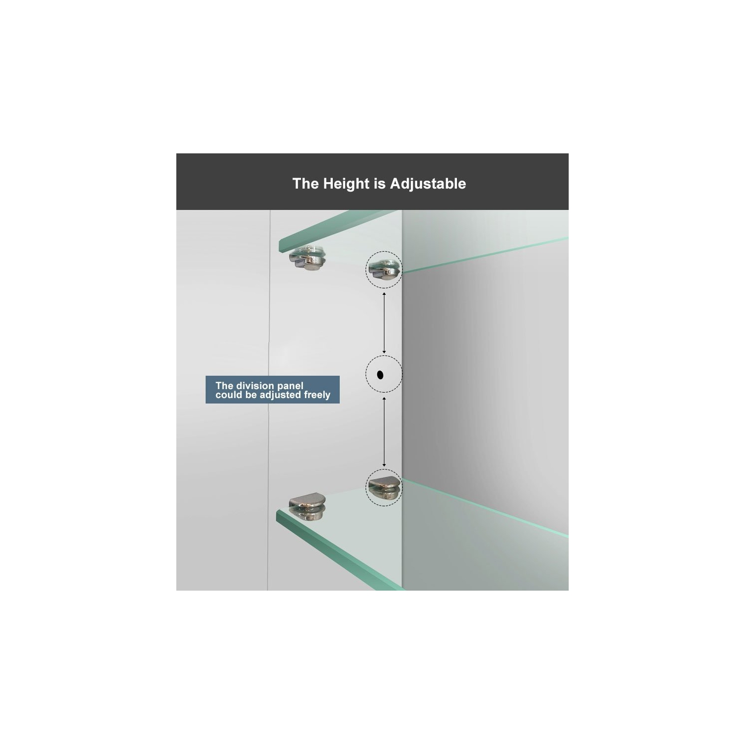 Whirlwell LED Smart Mirror Cabinet, 36 x 32 in, Touch Switch, Anti-Fog, Dimmable Tri-Color Lighting, USB port, Clock Display, and a Built-in Sensor