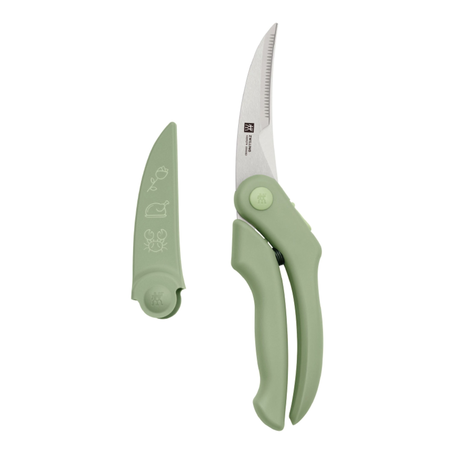 ZWILLING Now S 26&nbsp;cm, cisaille à volaille, vert