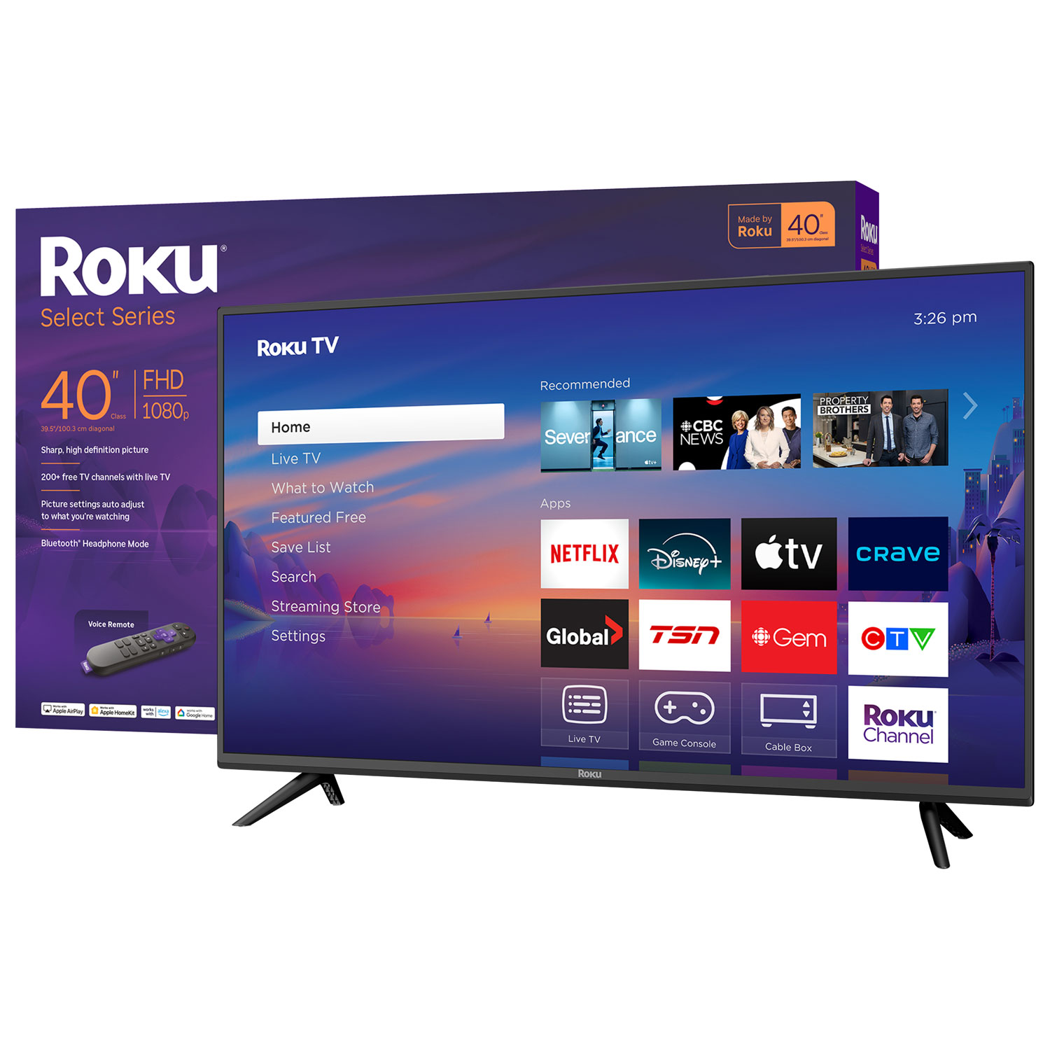 Roku 40" Select Series 1080p FHD LED Roku TV Smart TV - 2025 - Only at Best Buy