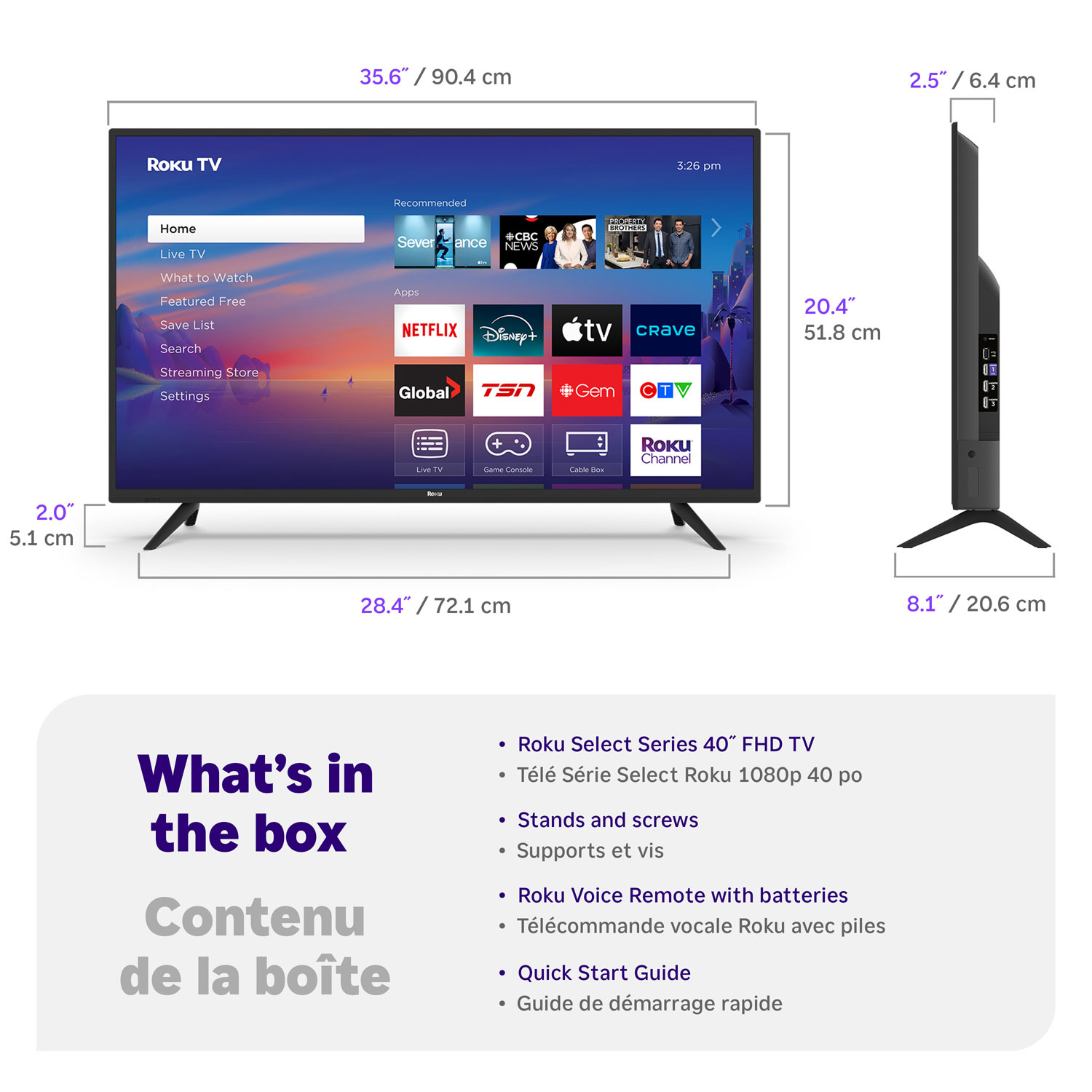 Roku 40" Select Series 1080p FHD LED Roku TV Smart TV - 2025 - Only at Best Buy