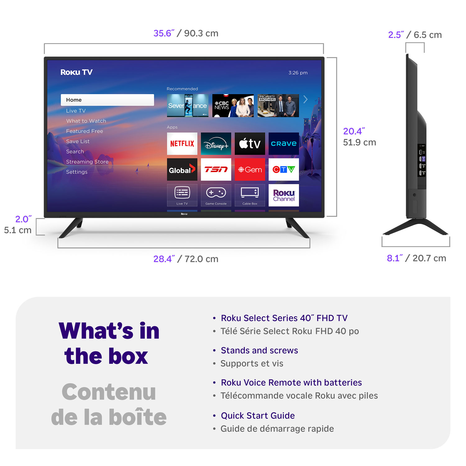 Roku 40" Select Series 1080p FHD LED Roku TV Smart TV - 2025 - Only at Best Buy