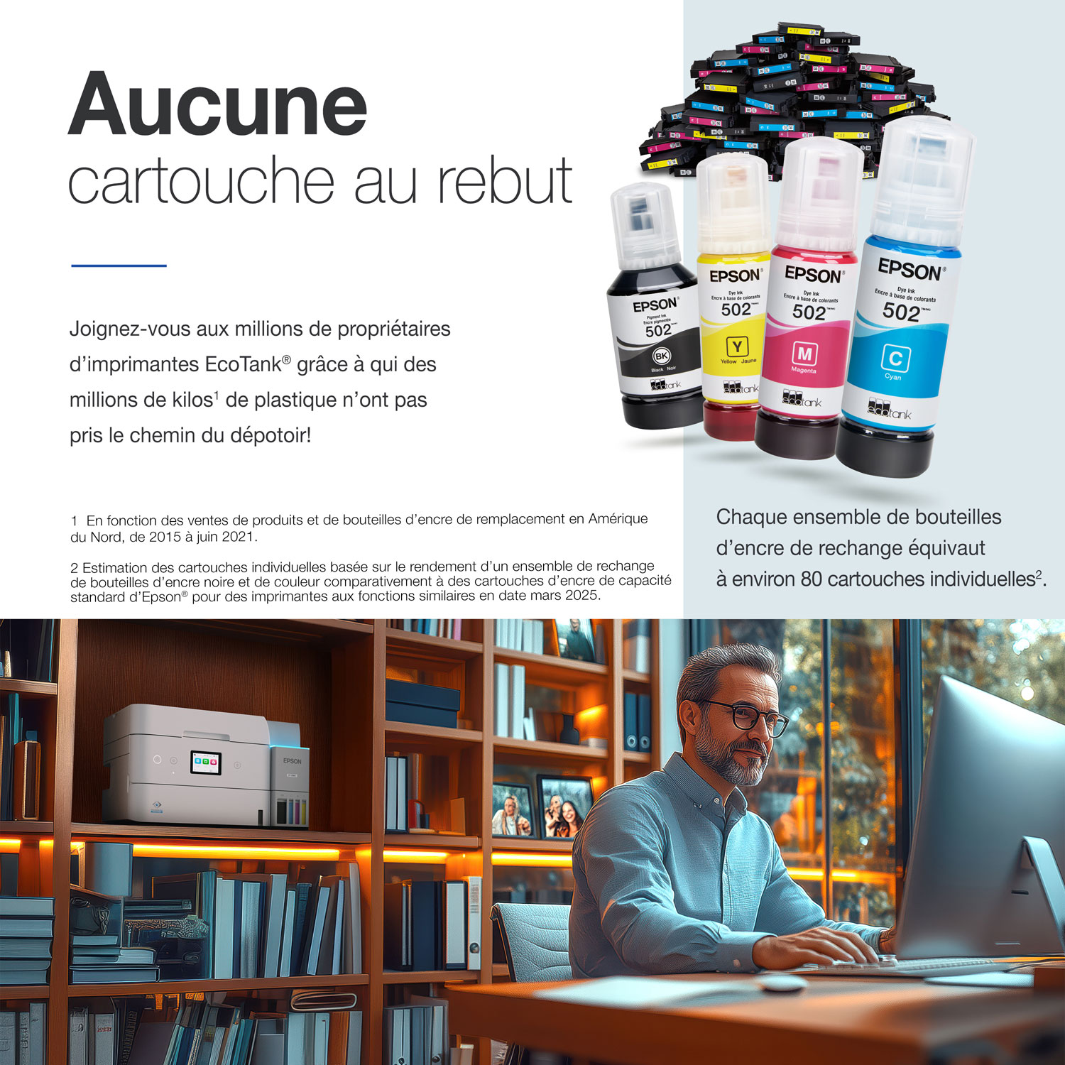 Epson EcoTank ET-4950 Wireless All-In-One Supertank Inkjet Printer - White