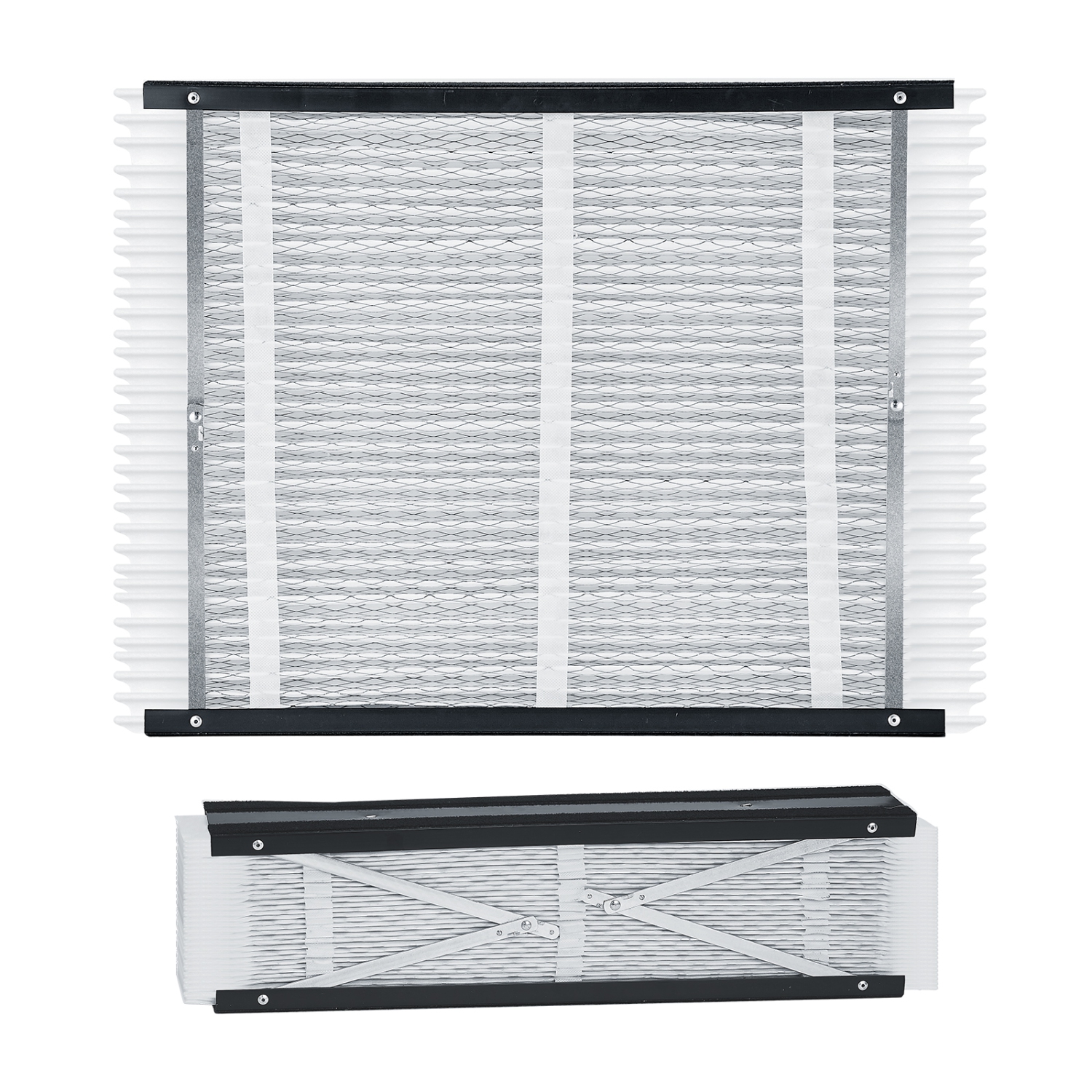 VEVOR 20 x 25 x 4 Furnace Filter, MERV 16 HVAC Ac Filters,12-Month Electrostatic Pleated, 2-Pack for Capturing Dust, Smog, Pet Dander