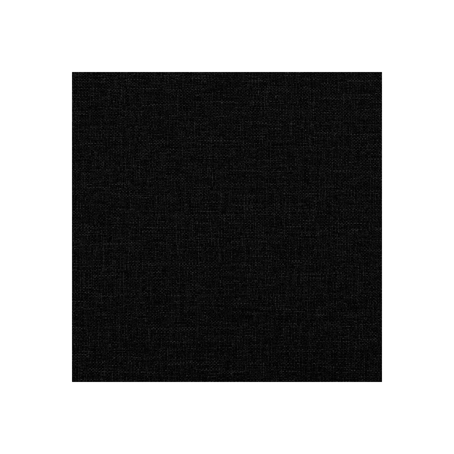 Canapé 2 places en tissu 120 cm noir vidaXL