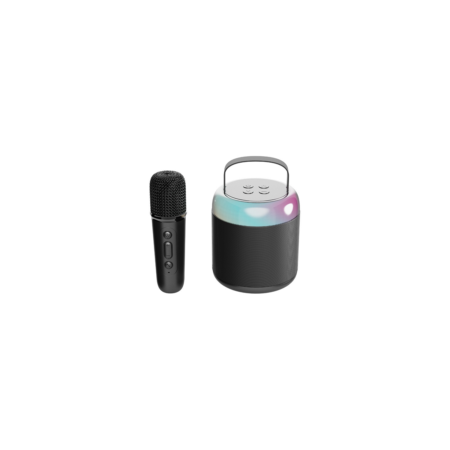 Hot selling Bluetooth speaker Portable mini karaoke microphone speaker Children's karaoke home small KTV Bluetooth speaker - Y2 single microphone