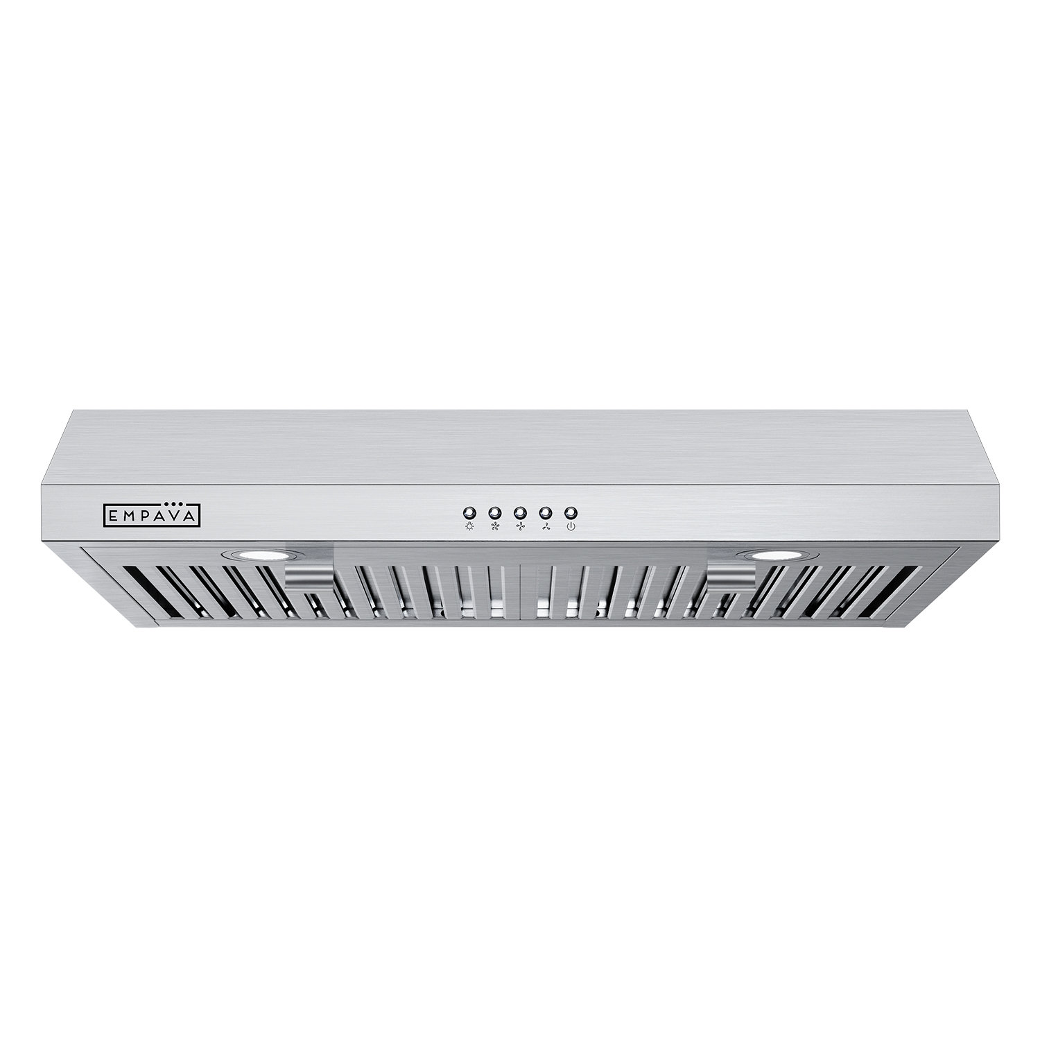 Ultrathin Series 30 in. 300 CFM Ductless Under Cabinet Range Hood for Compact Kitchen with Push Button Controls - Carbon filter – 3 Speeds Fans in