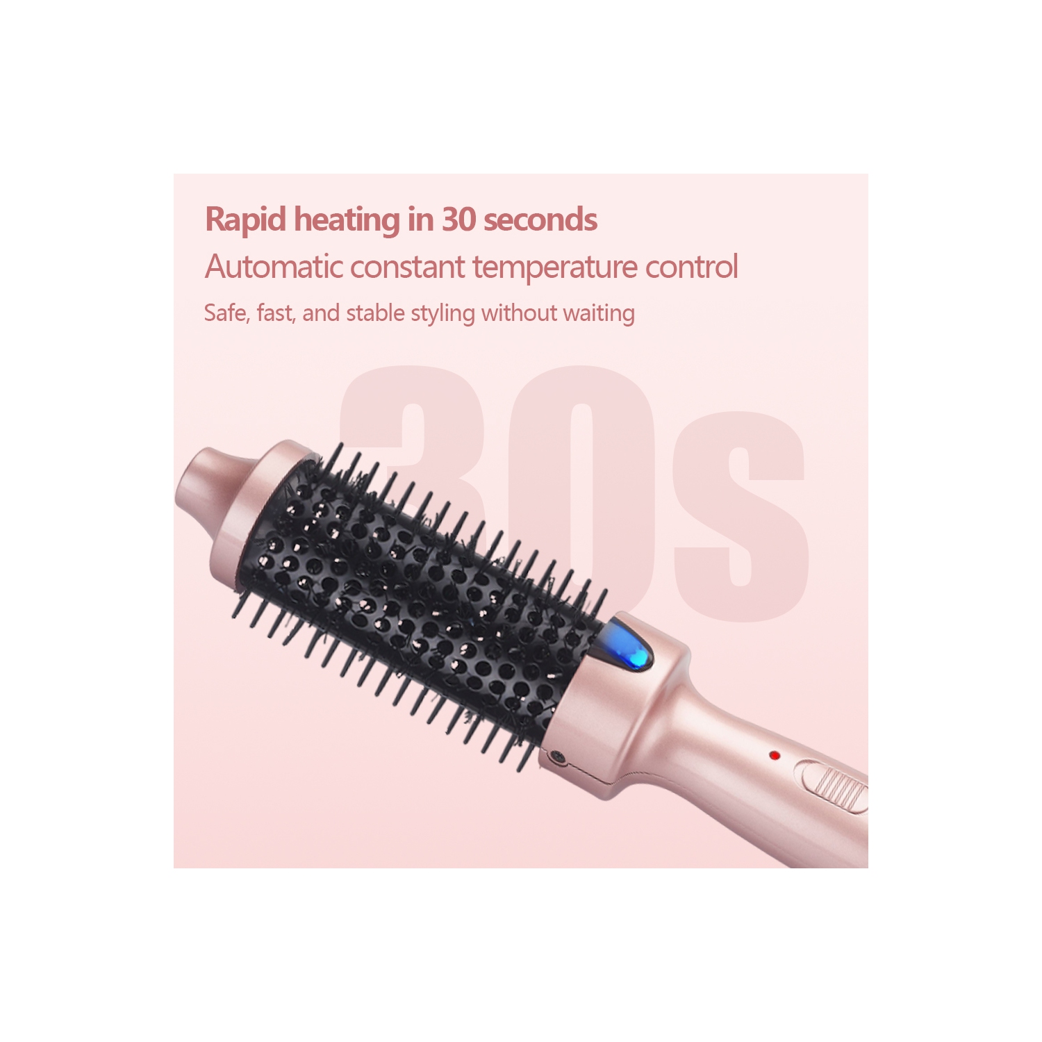 Fer plat multifonction Séchoir coiffant électrique Peigne à air chaud Brosse sèche-cheveux Volumizer Séchoir séchoir à cheveux Peigne tout-en-un