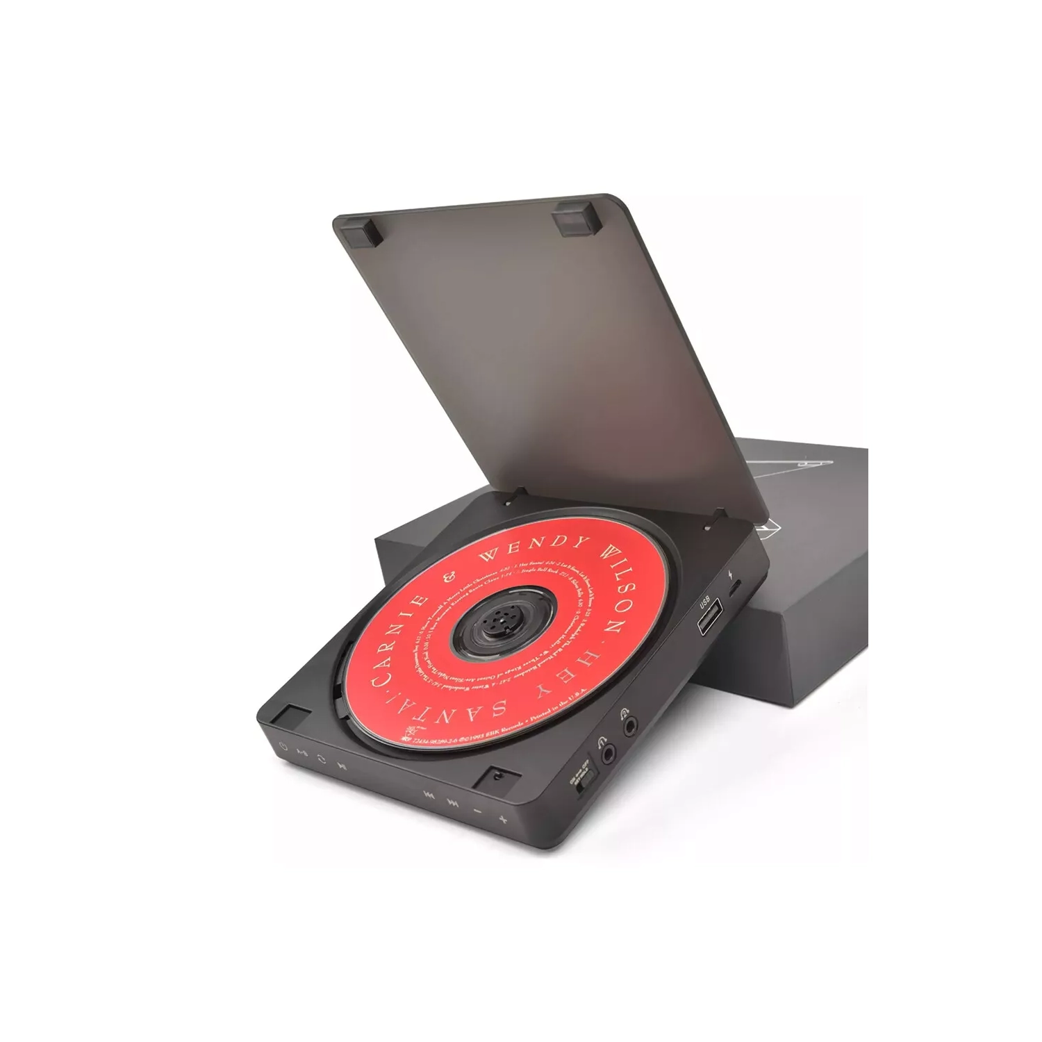 Personal Portable MP3 Music Walkman CD Player Rechargeable with Anti-slip Earphones