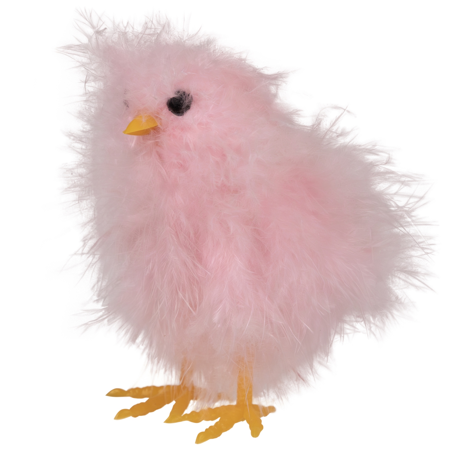 Furry Chicks Easter Figurines - 3.25" - Pink - Set of 3
