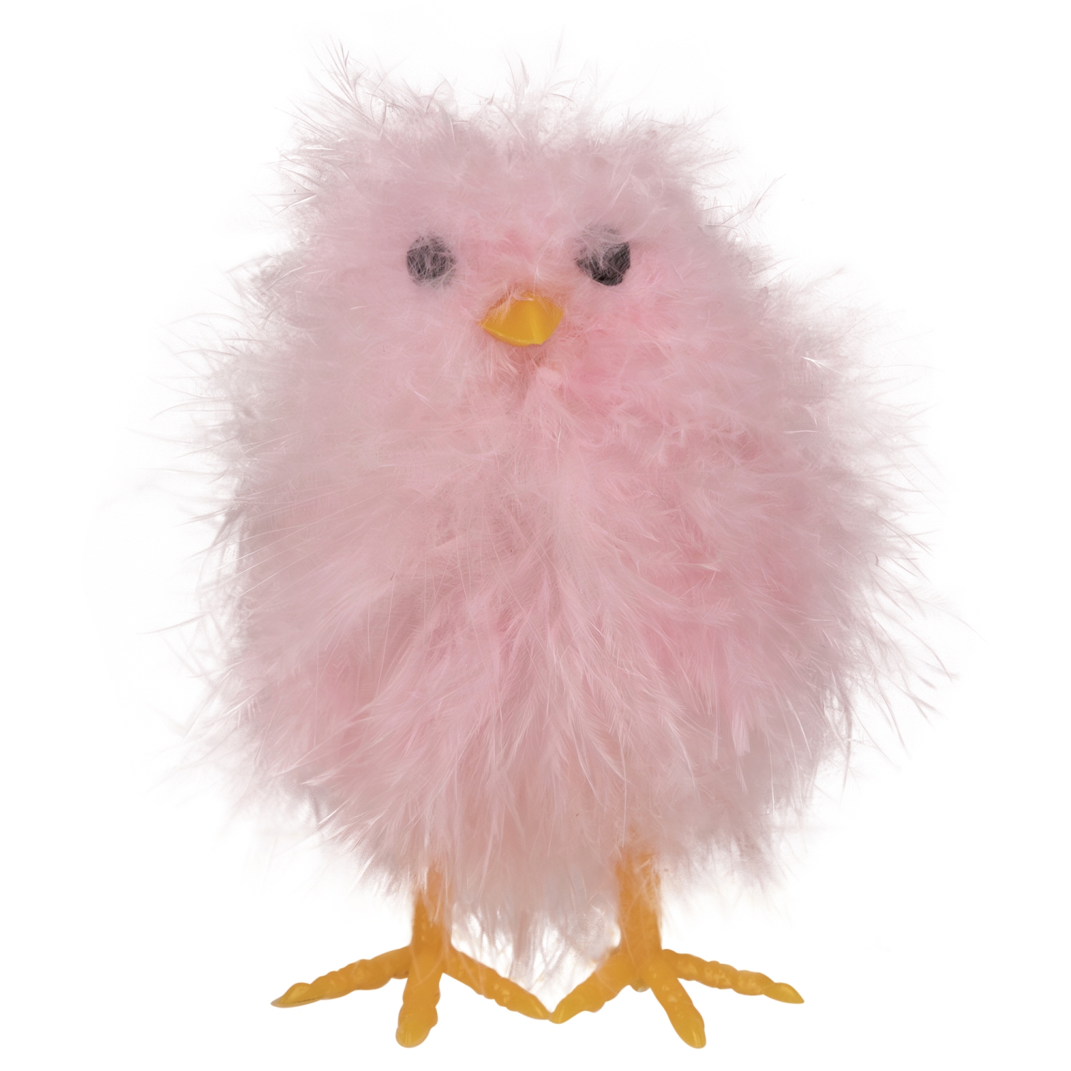 Furry Chicks Easter Figurines - 3.25" - Pink - Set of 3