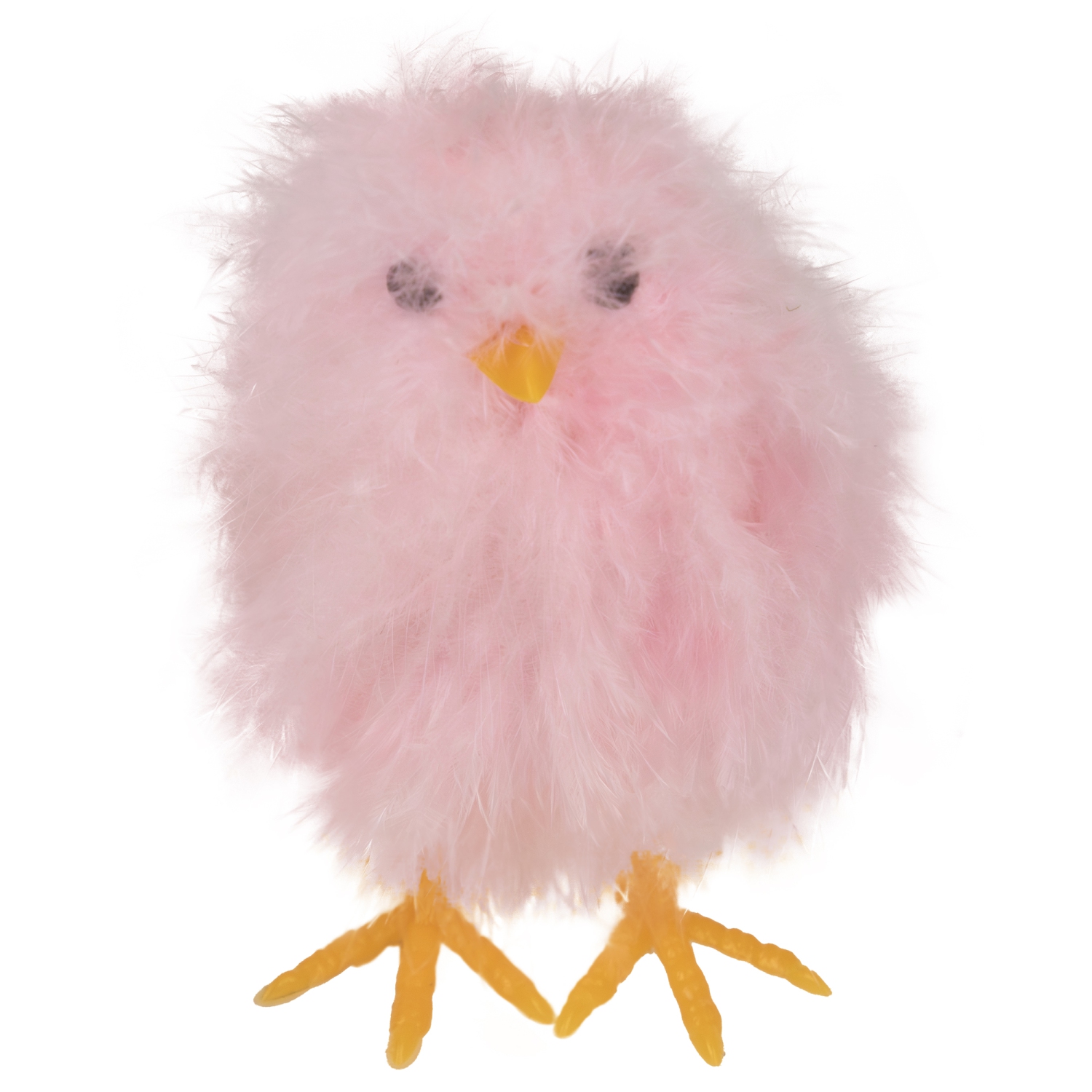 Furry Chicks Easter Figurines - 3.25" - Pink - Set of 3