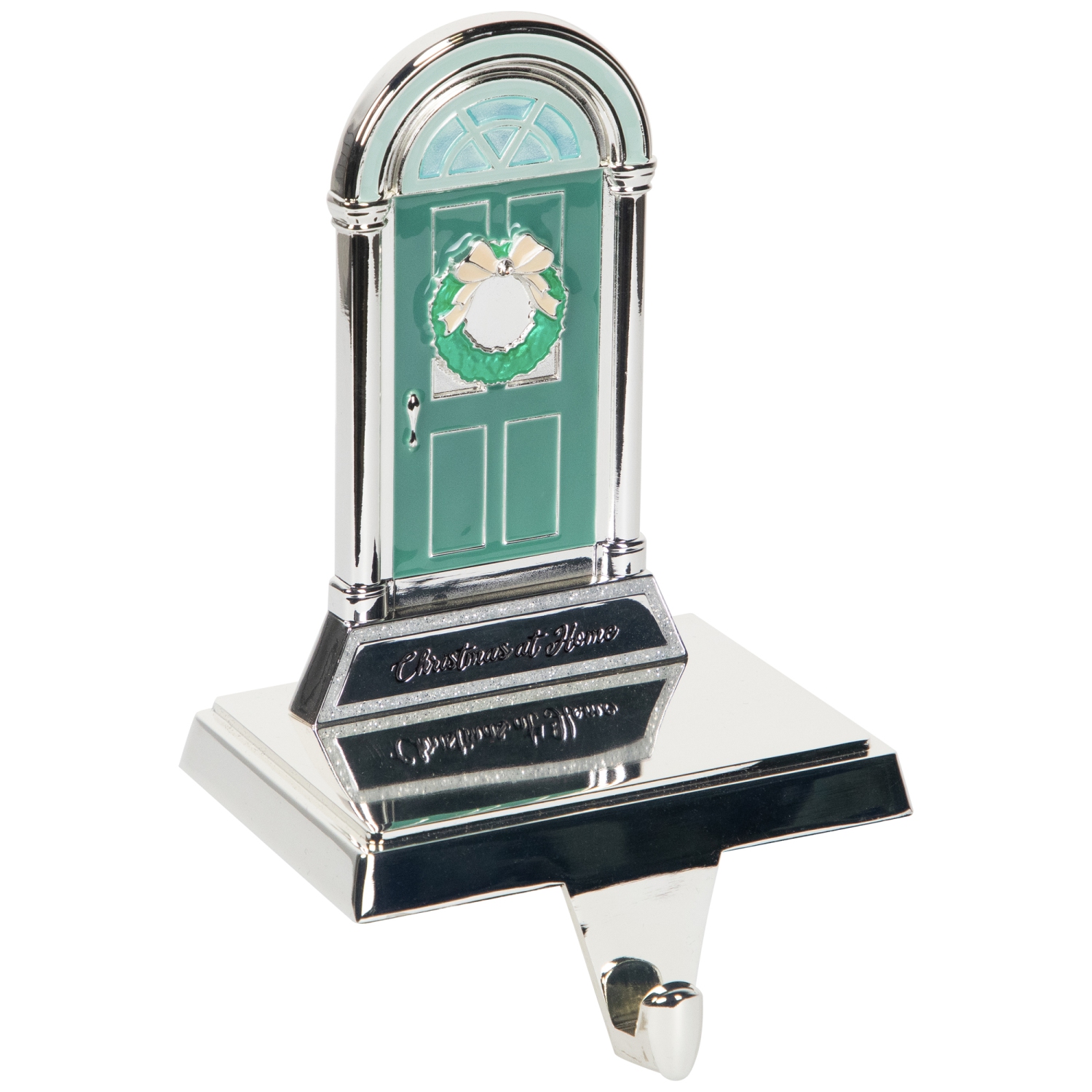 Christmas At Home Front Door Stocking Holder - 5"