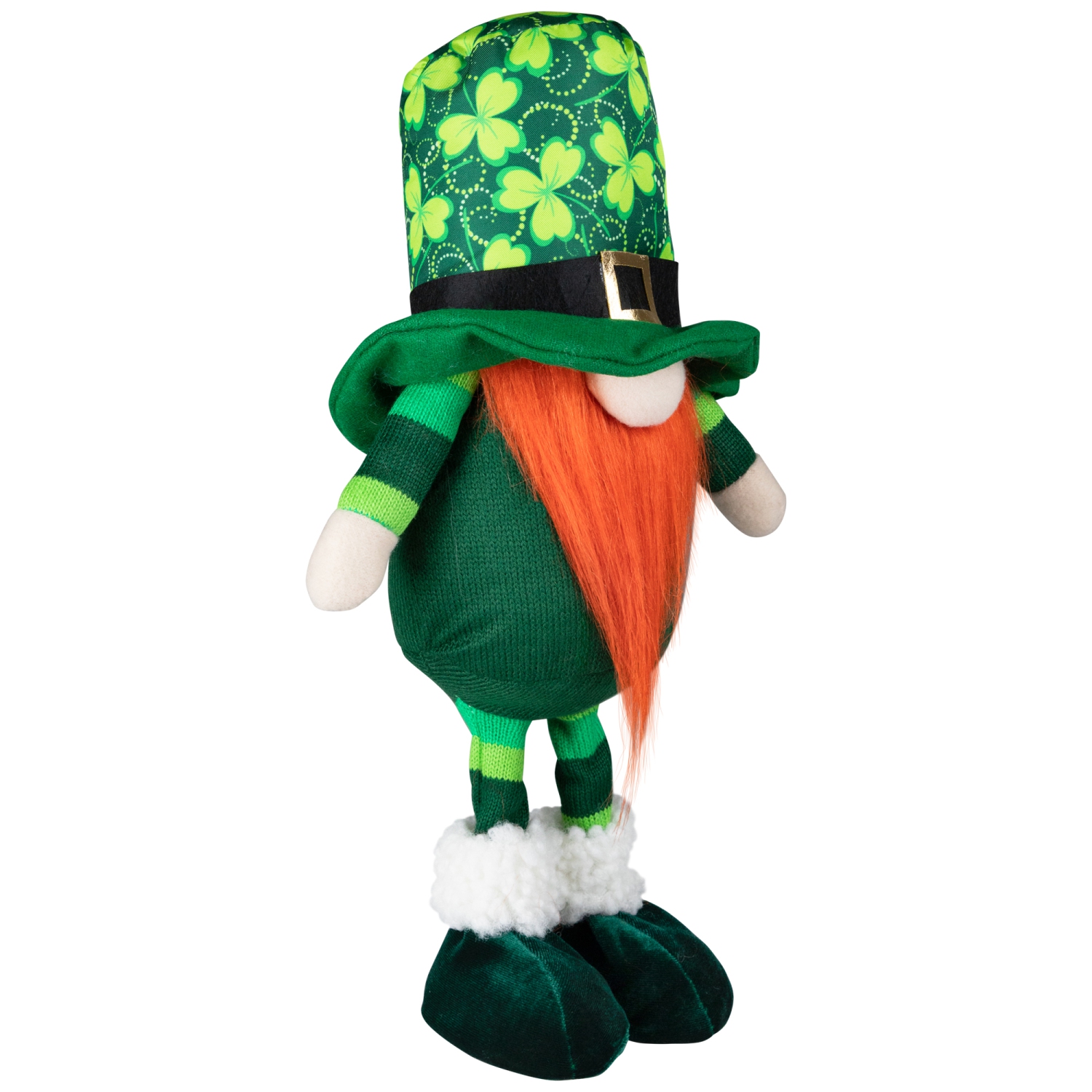 Standing Shamrock St Patrick's Day Gnome - 12.5"