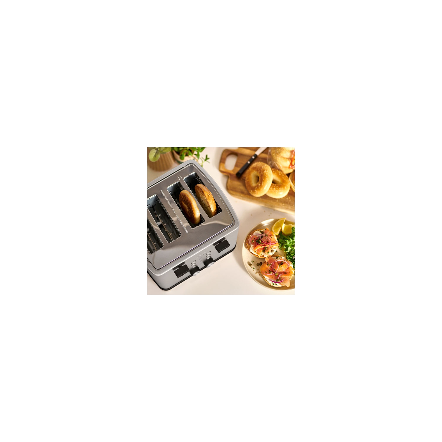Refurbished - Bella Pro Toaster - 4-Slice - Stainless Steel