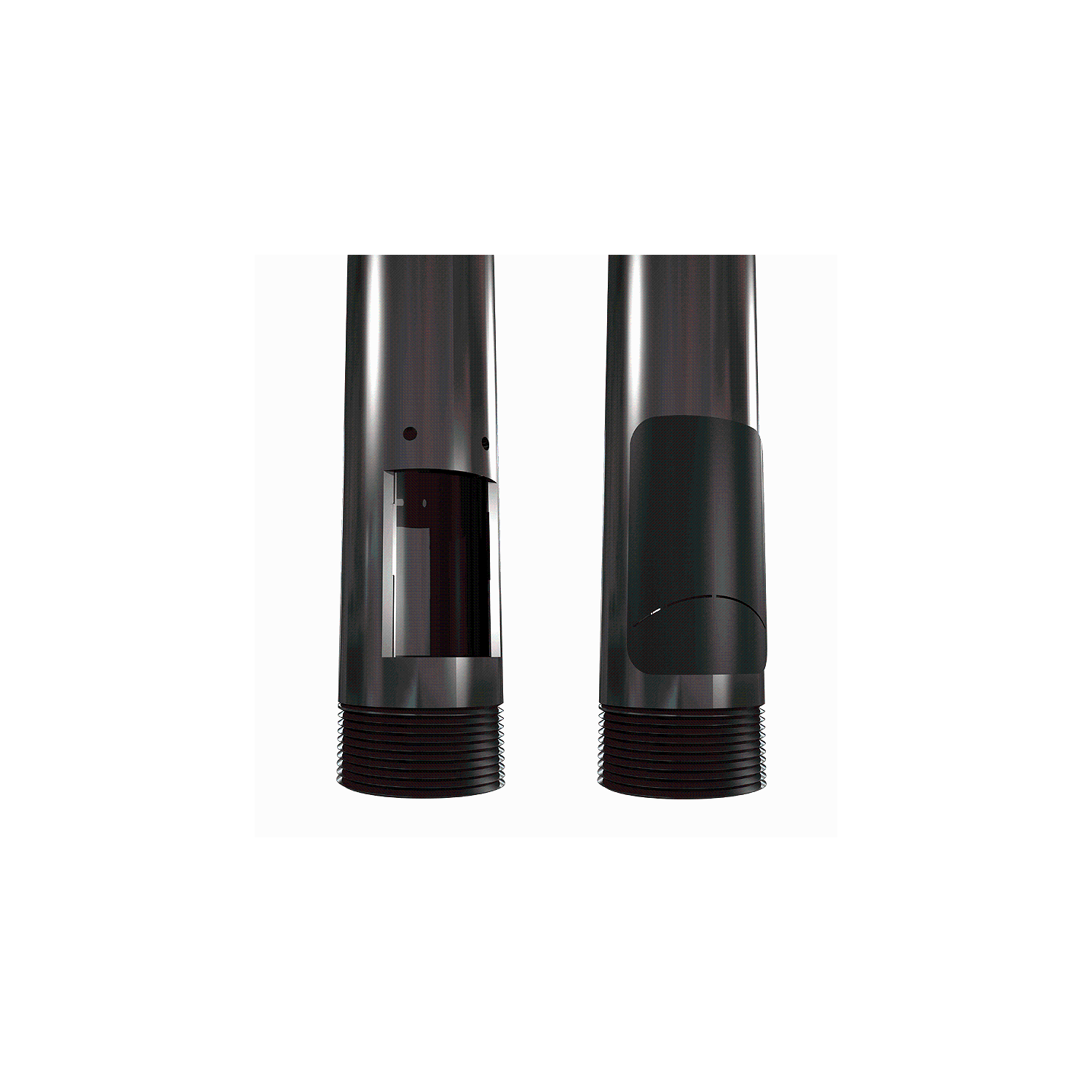 Colonne d'extension en acier de 3 pi de Crimson AV