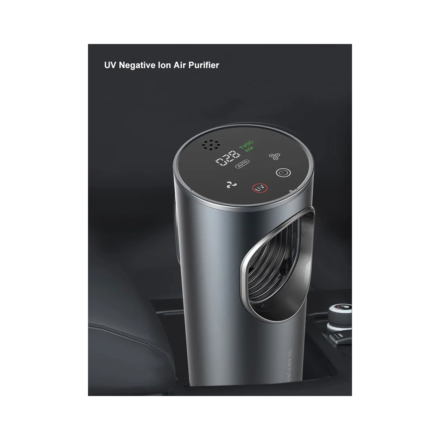 UVC Air Purifier Negative ions Ozonizer Portable Air Disinfectant Car Interior Cleaner Deodorant for Cars Vehicle Sterilizer