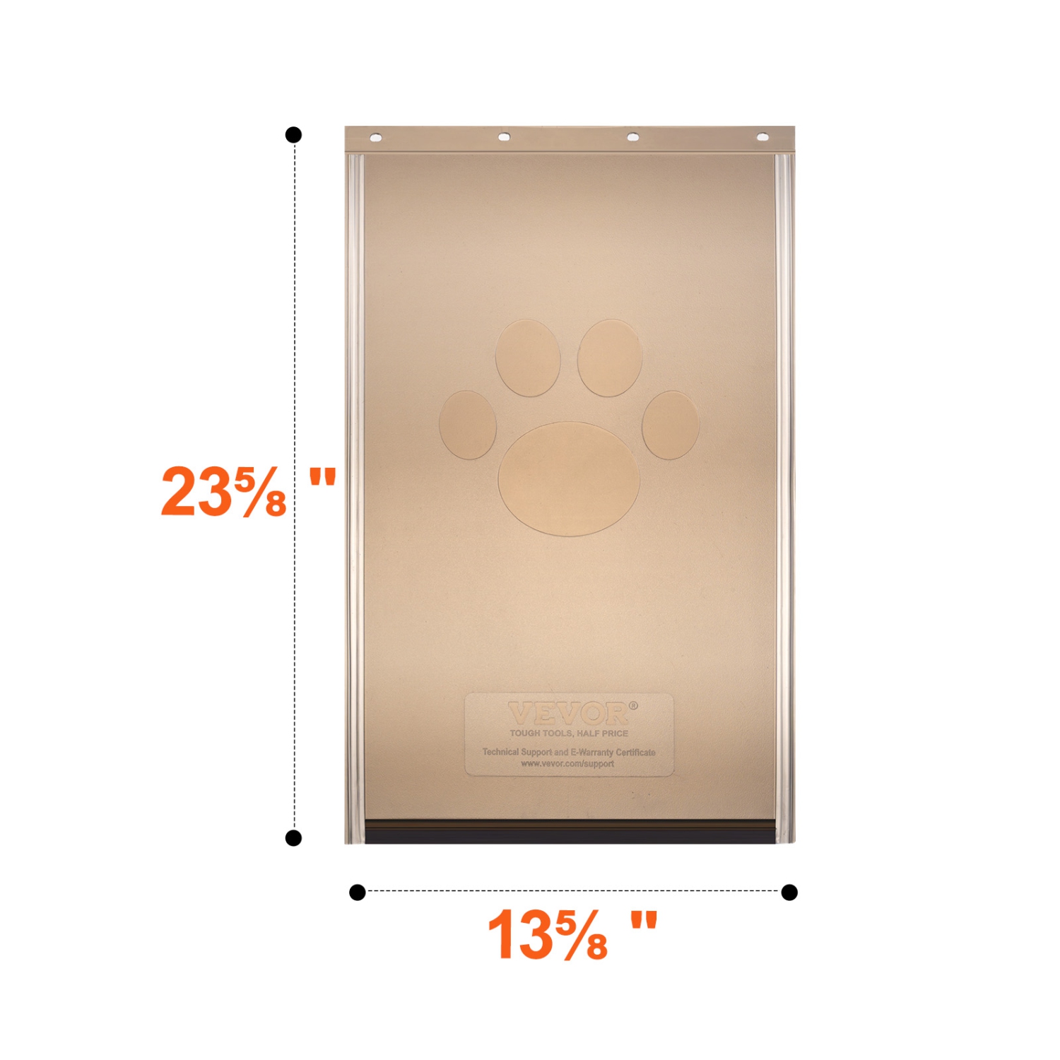 VEVOR 13.63" x 23.62" Pet Door Replacement Flap, Compatible with Flap Pet Doors,Longer Lasting, Weather-proof,Thickened PVC Dog Door Replacement Flap