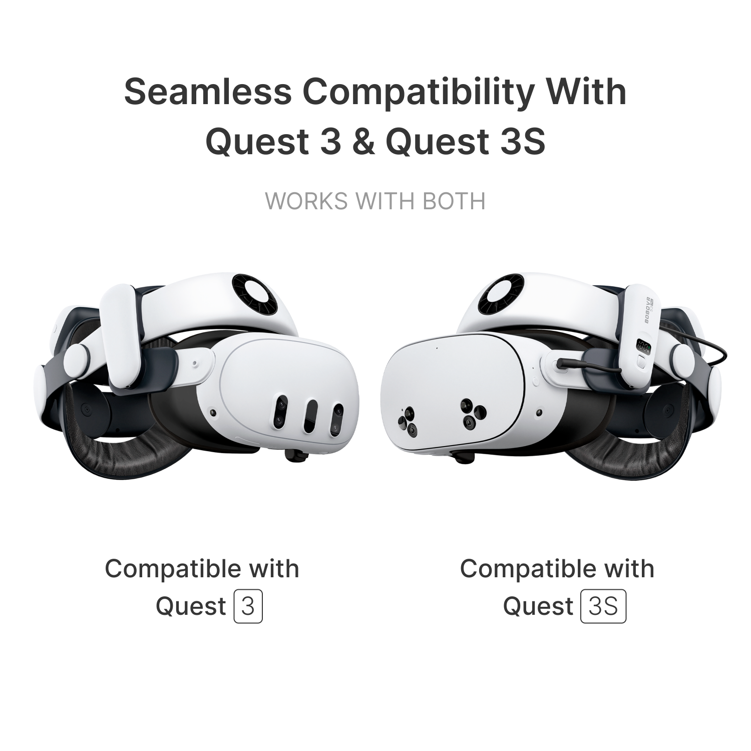 BOBOVR S3 Pro VR Head Strap Compatible with Meta Quest 3/3S