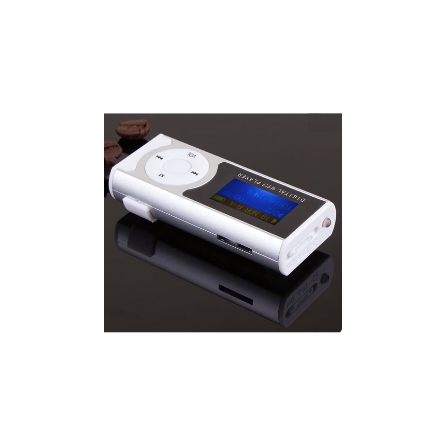 Lecteur MP3 avec éclairage à DEL, lecteur audio numérique, lecteur multimédia portatif - 32&nbsp;Go, haut-parleur, lecteur de musique MP3 à mémoire